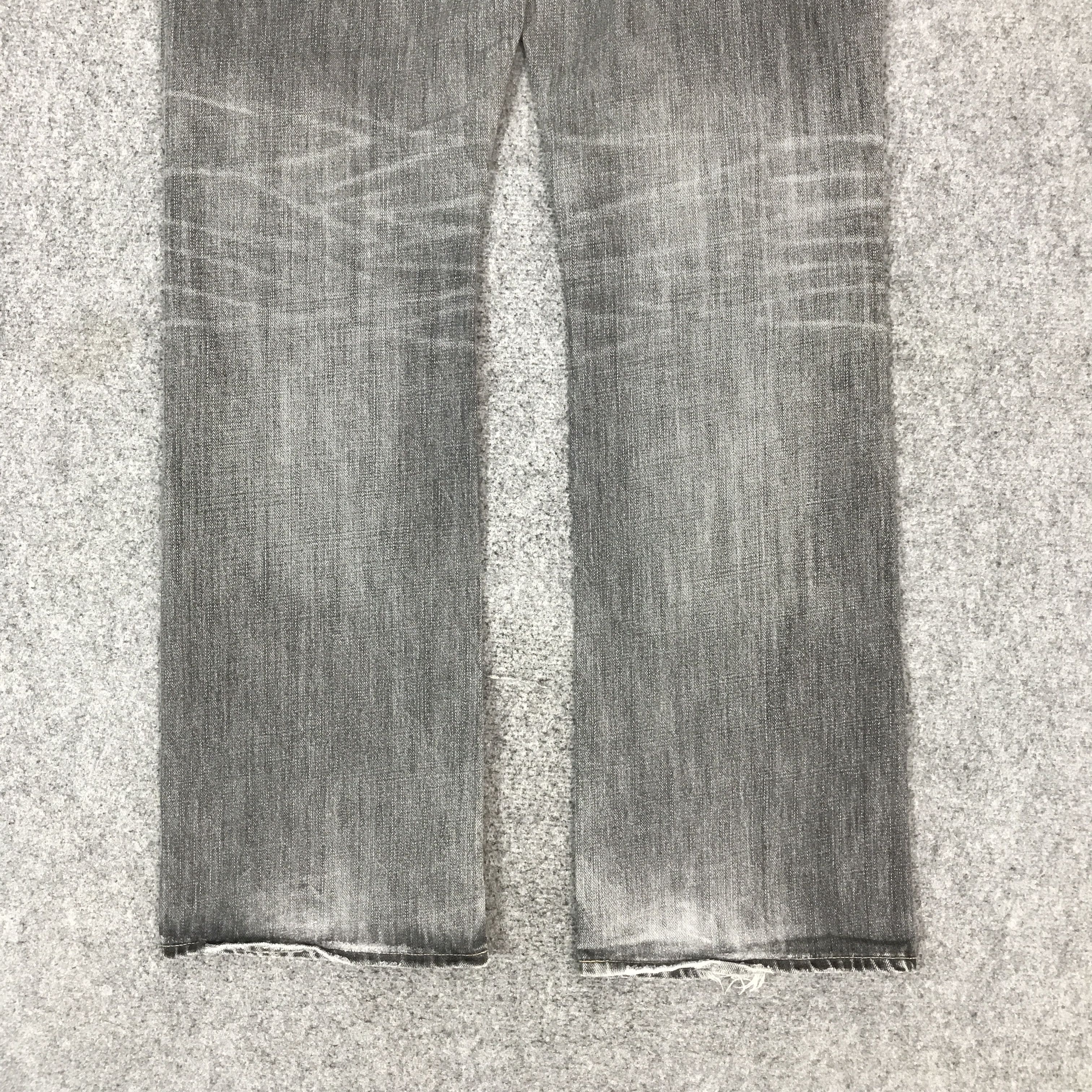 Japanese Brand FLARE UNIQLO JAPAN BOOTCUT DENIM BLACK FADED JEANS K54B18 Size US 35 - 6 Thumbnail