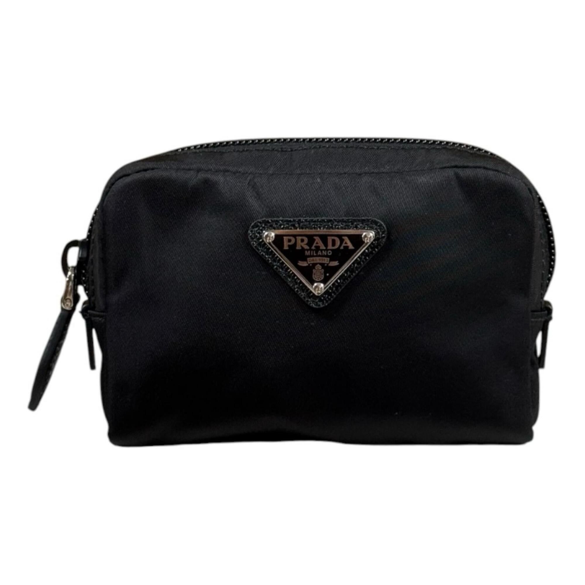 Prada Prada Micro Nylon Pouch Handbag 1ND339 Men's Women's PRADA Size ONE SIZE - 1 Thumbnail
