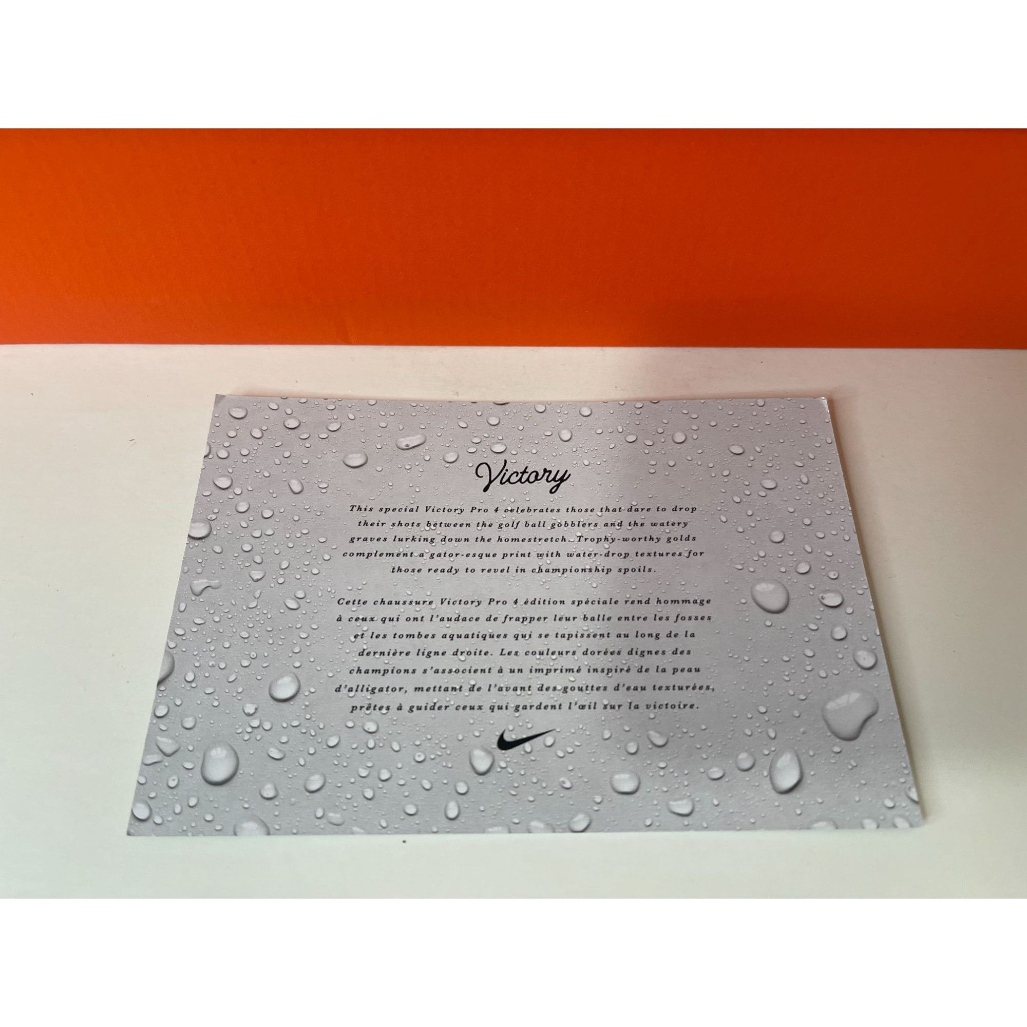 Nike Nike Victory Pro 4 NRG Golf The Players White Gold Mens 11.5 Size US 11.5 / EU 44-45 - 9 Thumbnail
