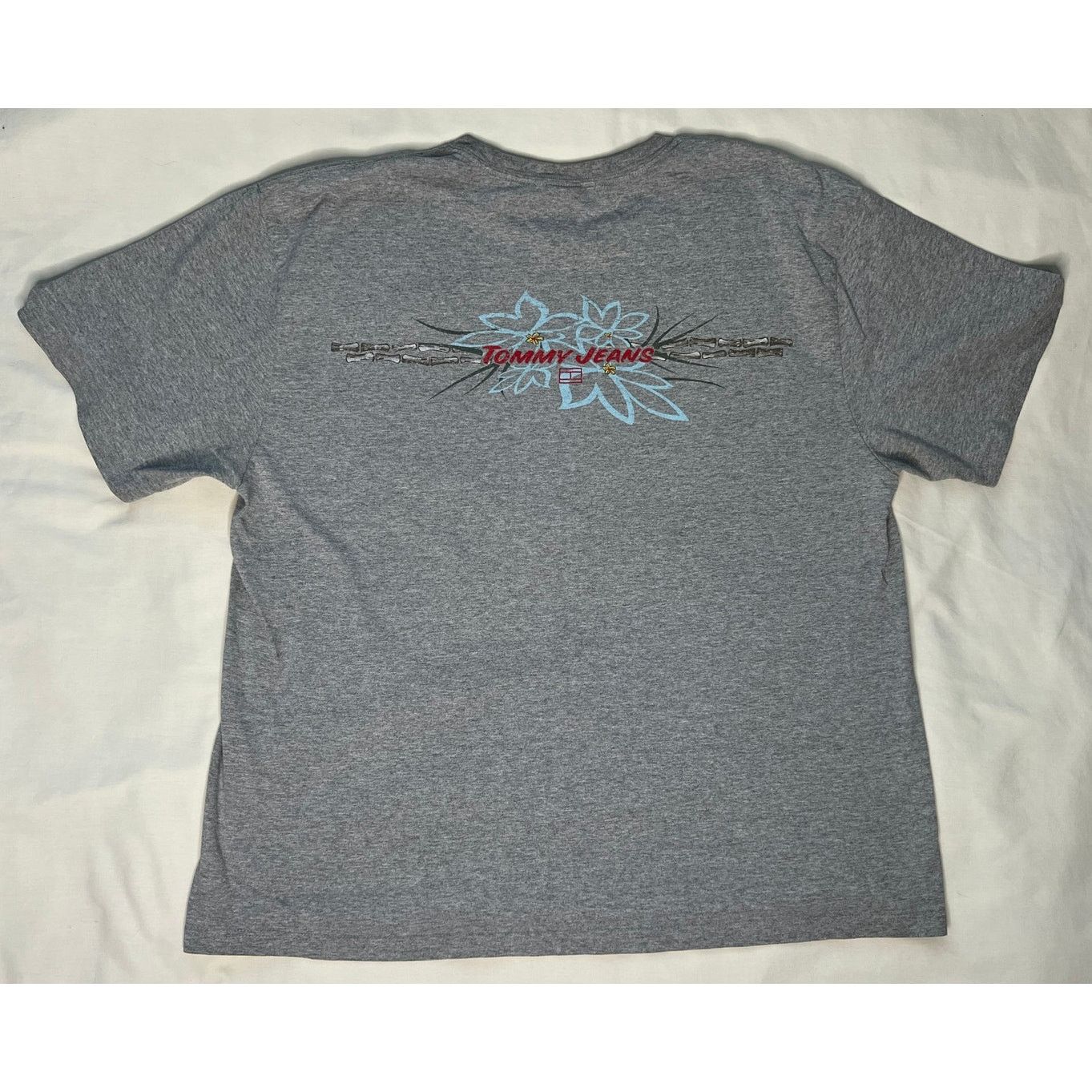 Tommy Hilfiger × Vintage Vintage Y2K Tommy Hilfiger Jeans Tropical T-shirt XL Size US XL / EU 56 / 4 - 2 Thumbnail