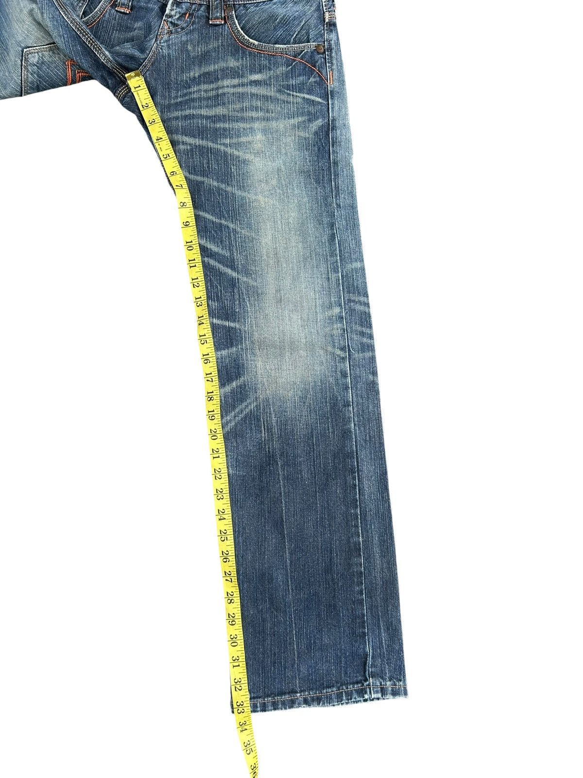 Kapital Double Waist Vintage Edwin Japanese Brand Denim jeans Size US 30 / EU 46 - 14 Thumbnail