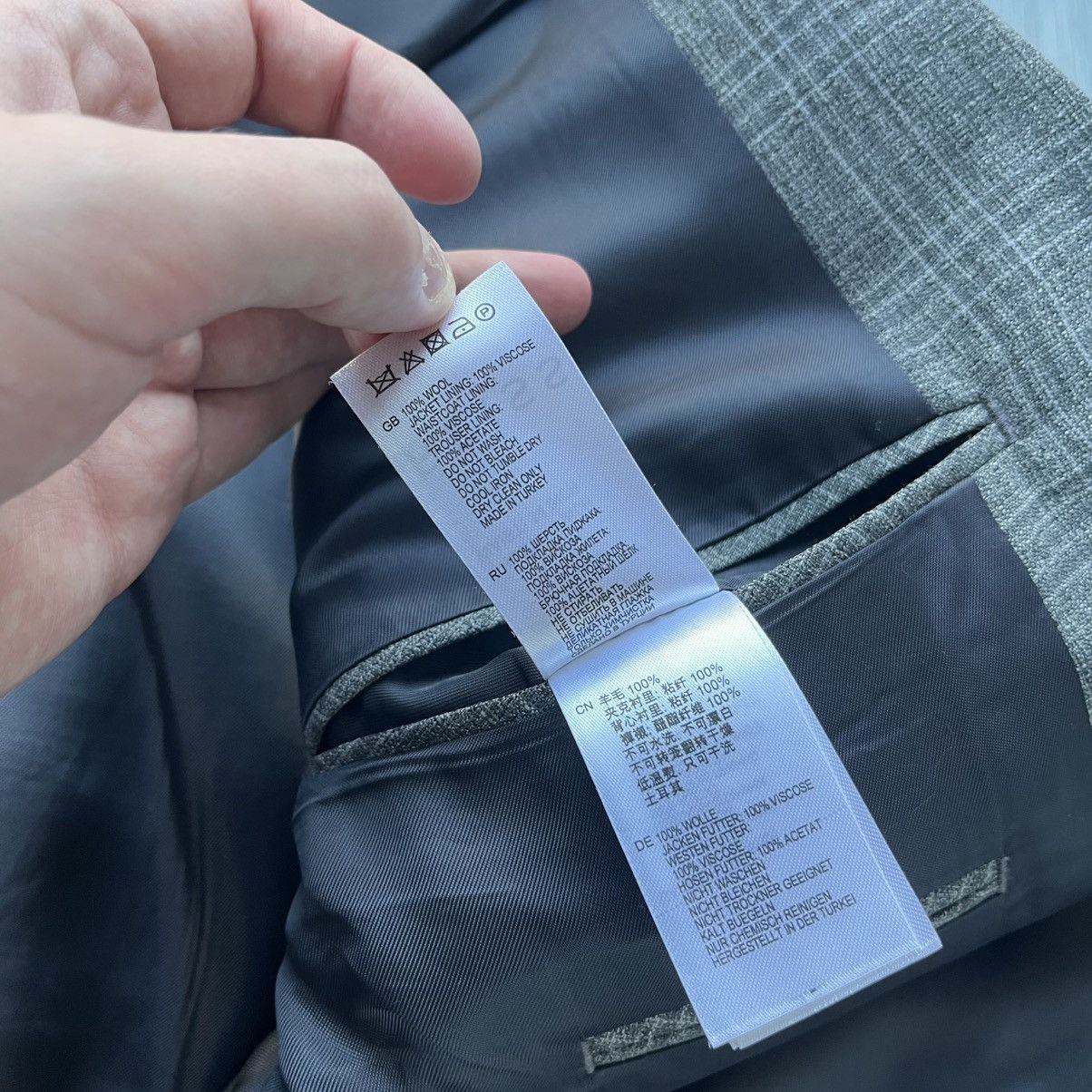 Reiss Reiss 3 Piece Quayle Suit Size 40R - 7 Thumbnail
