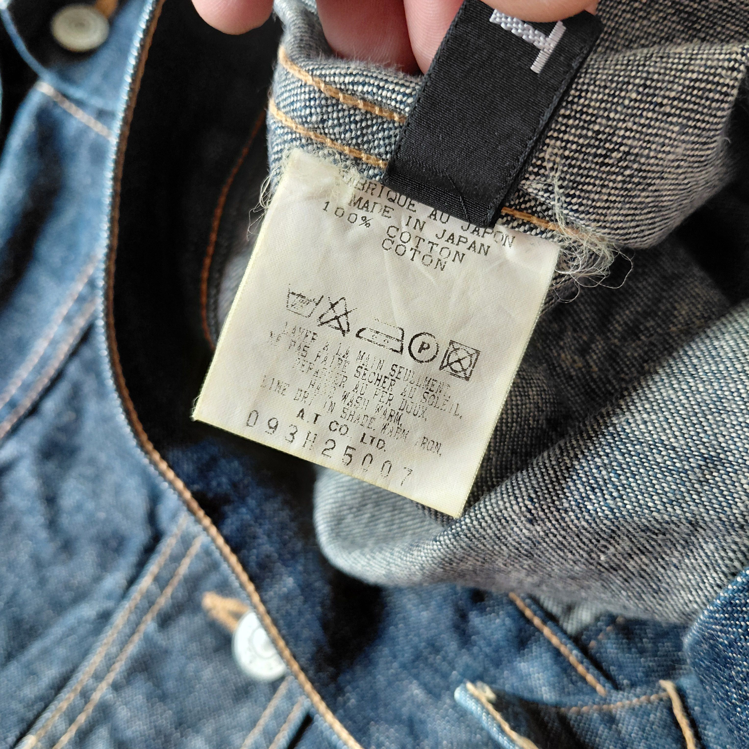 Japanese Brand A/T Type II Japan Trucker Denim Jacket Size US S / EU 44-46 / 1 - 7 Thumbnail