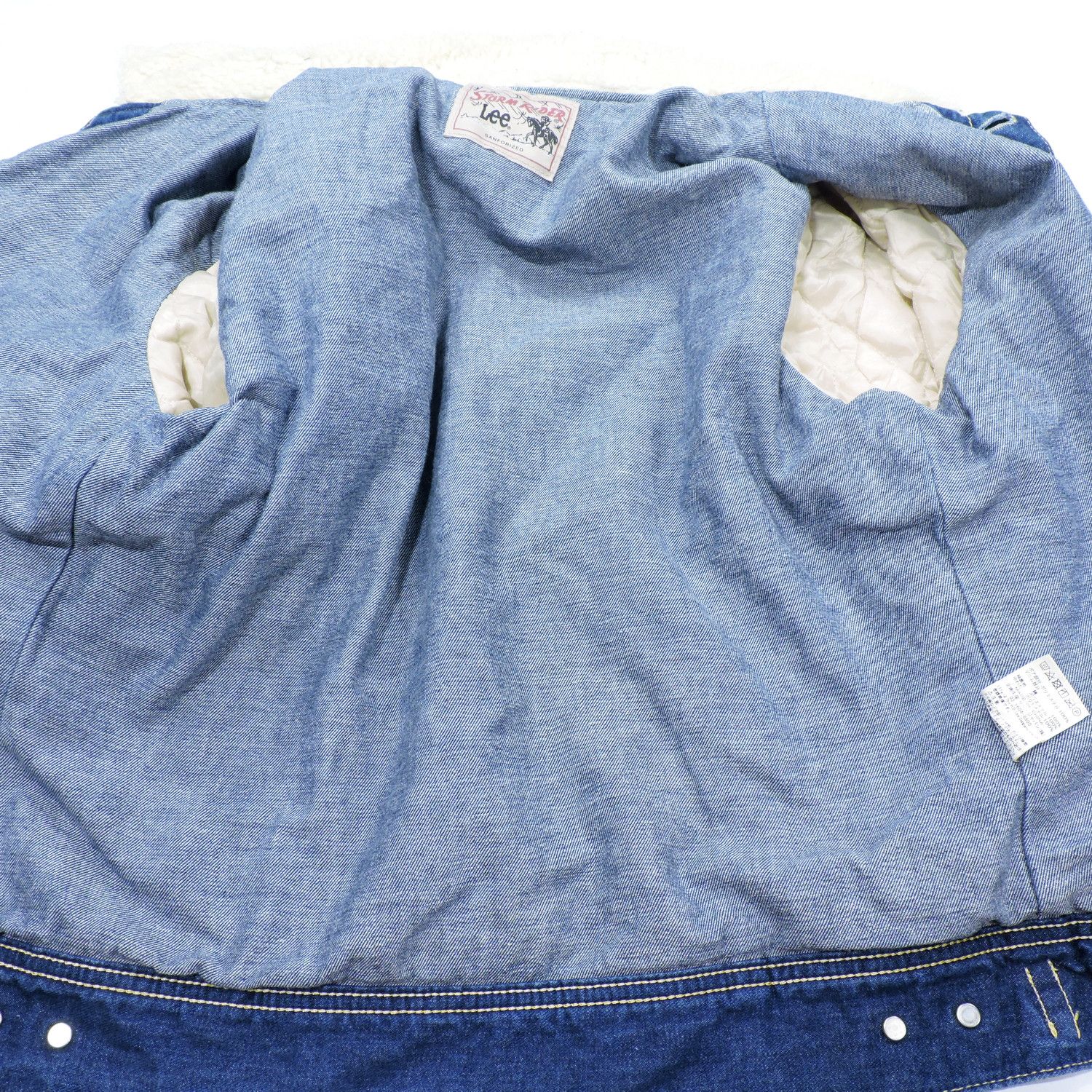 Lee LEE STORM RIDER SANFORIZED FUZZY SHERPA DENIM JACKET Size US XL / EU 56 / 4 - 7 Thumbnail
