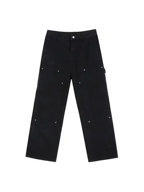 Jean Baggy Black Flared Denim Jeans Size US 32 / EU 48 - 5 Thumbnail