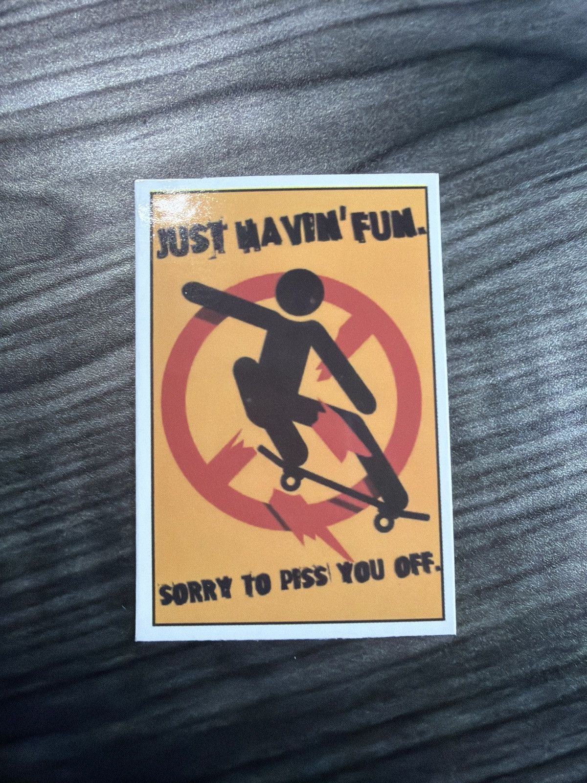 Hypebeast Just Havin’ Fun. Sorry To Piss You Off. Sticker Size ONE SIZE - 1 Thumbnail