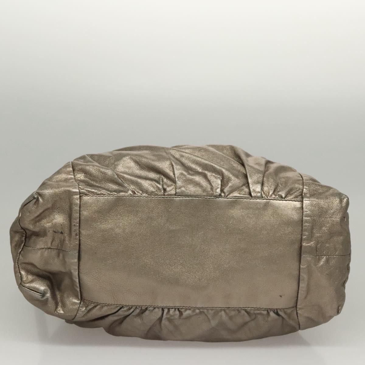 Gucci GUCCI Shoulder Bag Leather Silver Gold Size ONE SIZE - 9 Thumbnail