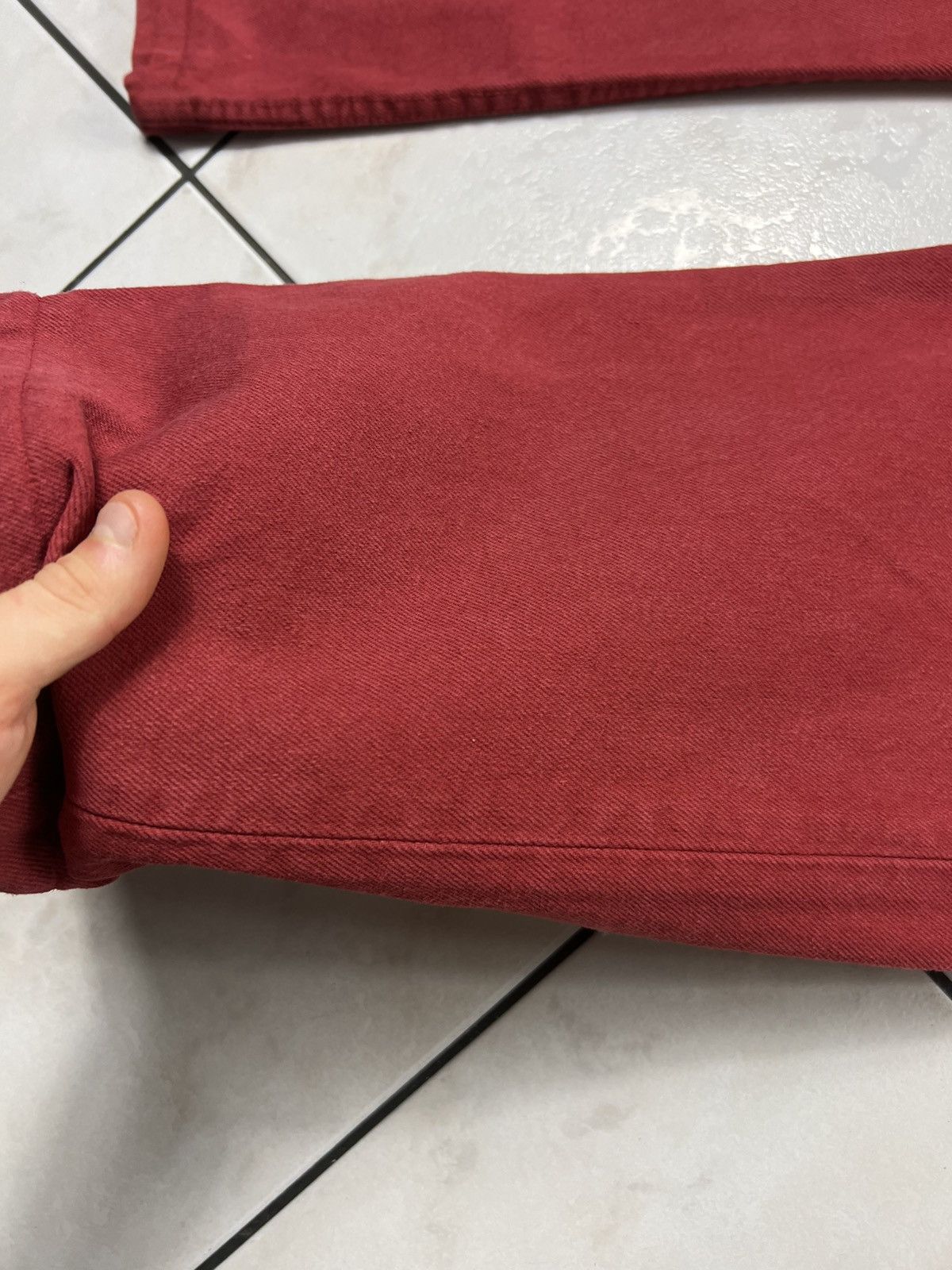 Levi's Vintage 90s Levi’s 501 red denim classic devil jeans pants Size US 38 / EU 54 - 7 Thumbnail