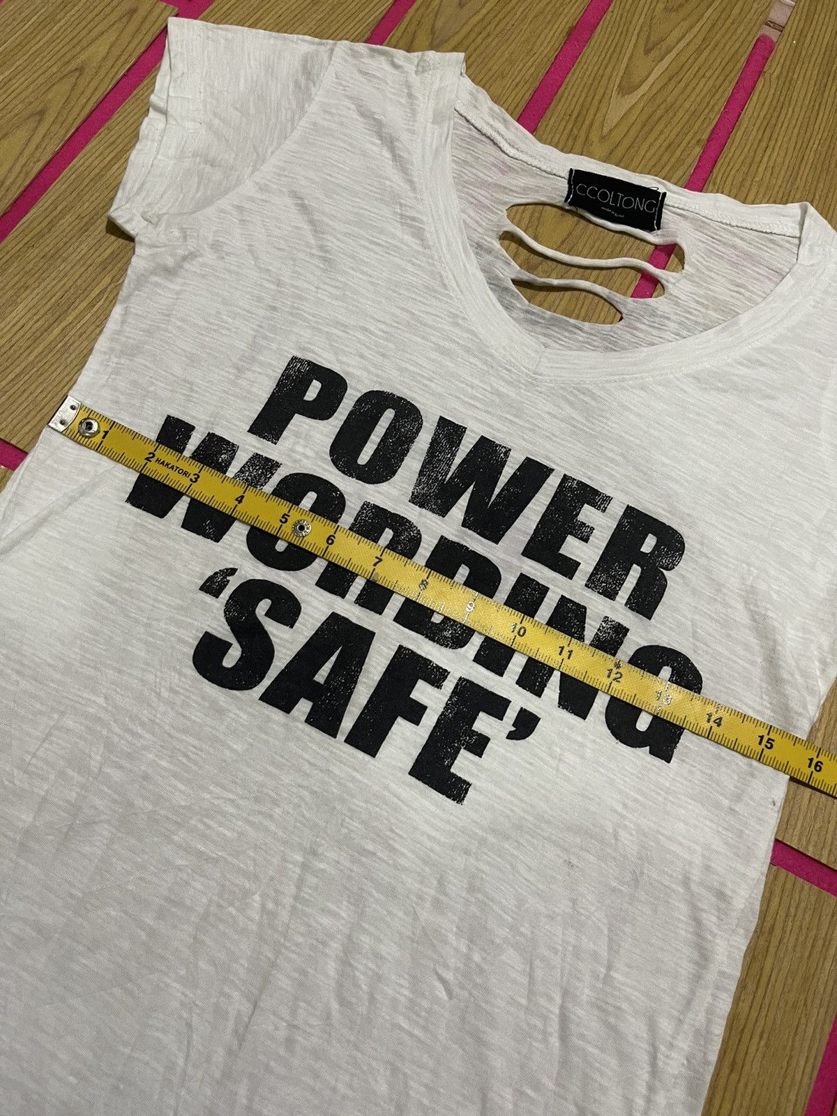 If Six Was Nine CCOLTONG Y2K Women's Short T-shirt Ripped Style Size S / US 4 / IT 40 - 8 Thumbnail