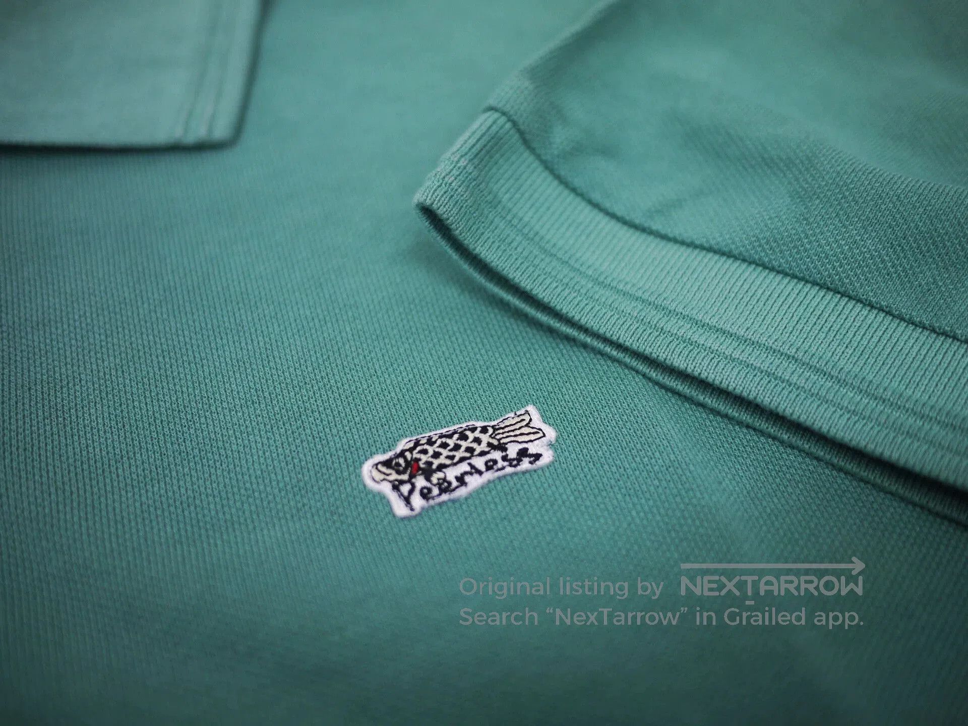 Visvim Green Short Sleeve Polo Shirt. Size US XXL / EU 58 / 5 - 4 Thumbnail