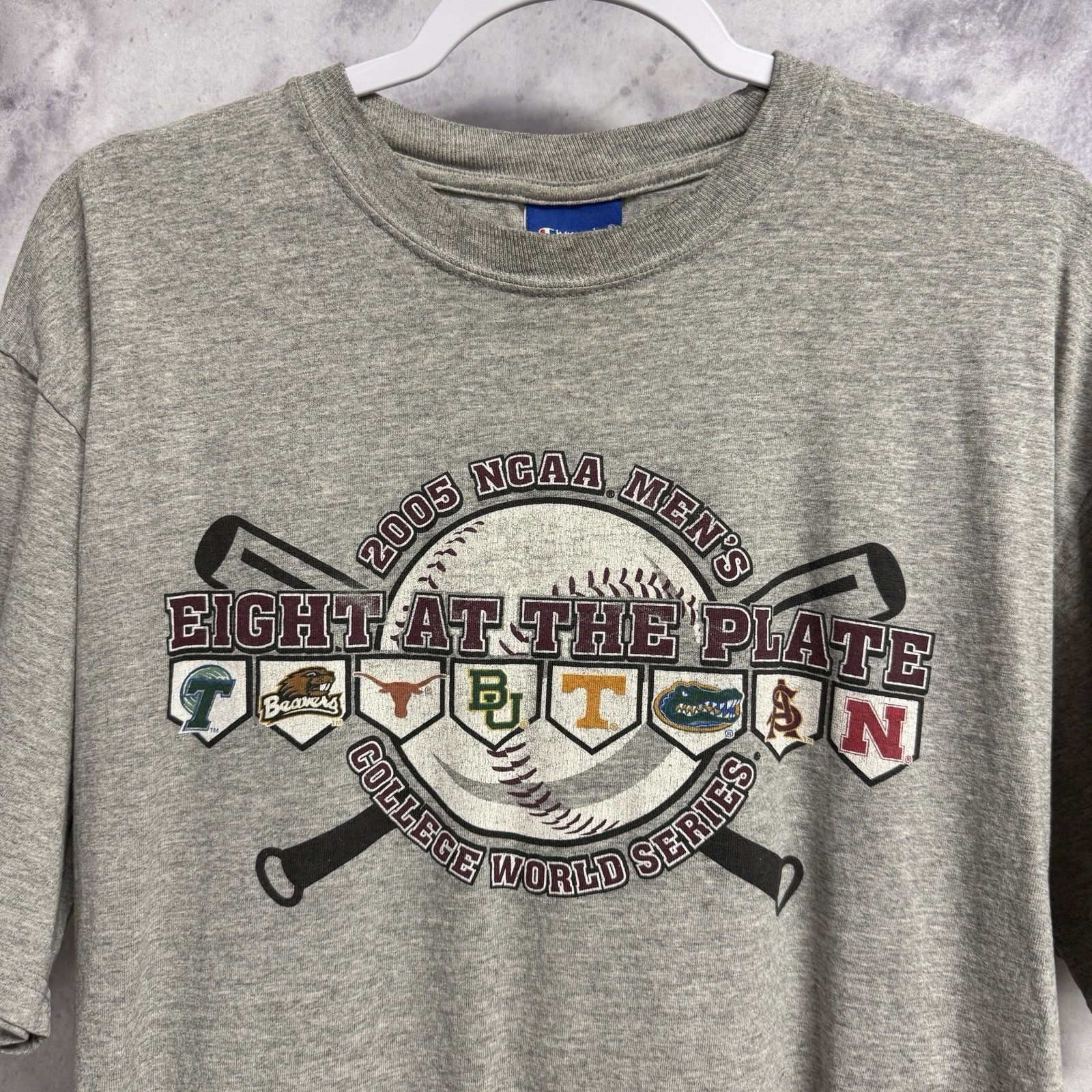Vintage Vintage 2005 NCAA Mens College World Series T Shirt Mens XL Size US XL / EU 56 / 4 - 1 Thumbnail