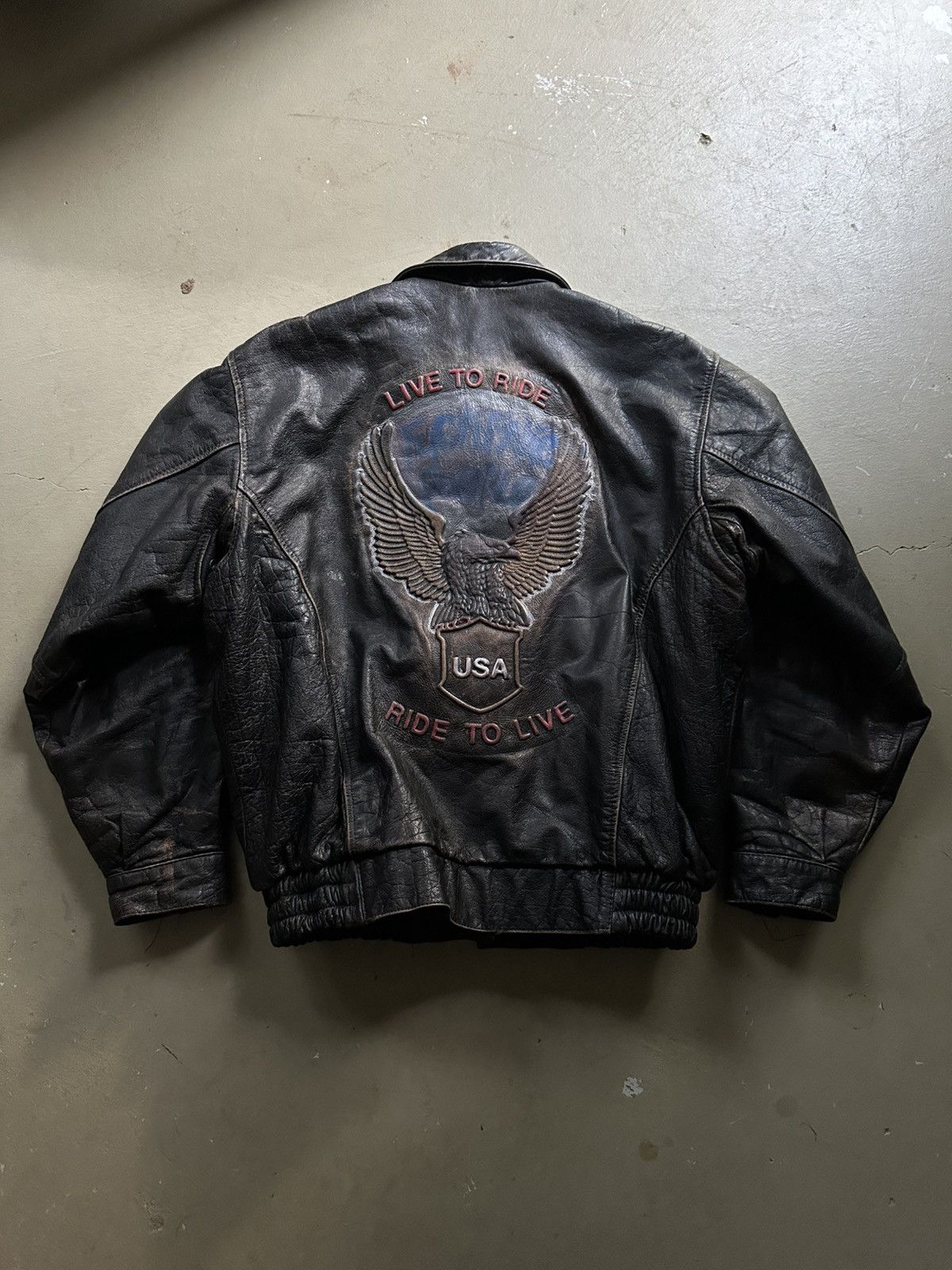 Vintage Vintage Brown Leather Motorcycle Jacket Size US XL / EU 56 / 4 - 1 Thumbnail