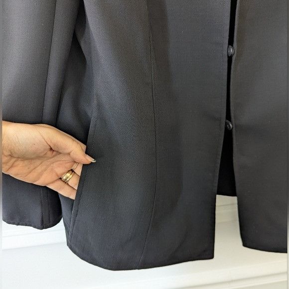 Akris Vintage Akris Mock Collar Button Loop Jacket Size XXL / US 16-18 / IT 52-54 - 6 Thumbnail