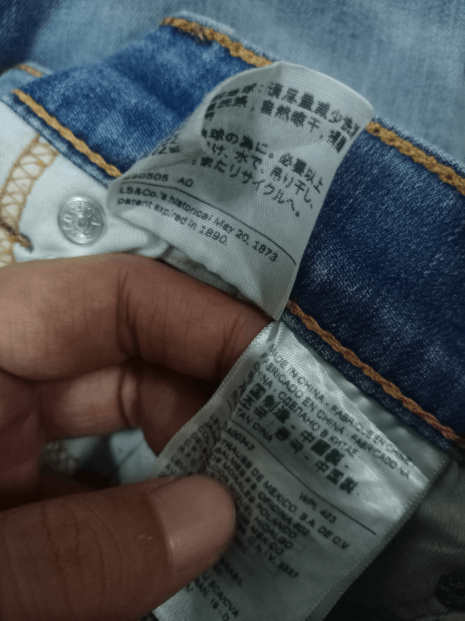 Levi's × Levi's Vintage Clothing Vintage Levis 505 Western Blue Wash Distressed Jeans 30x27 Size US 30 / EU 46 - 13 Thumbnail
