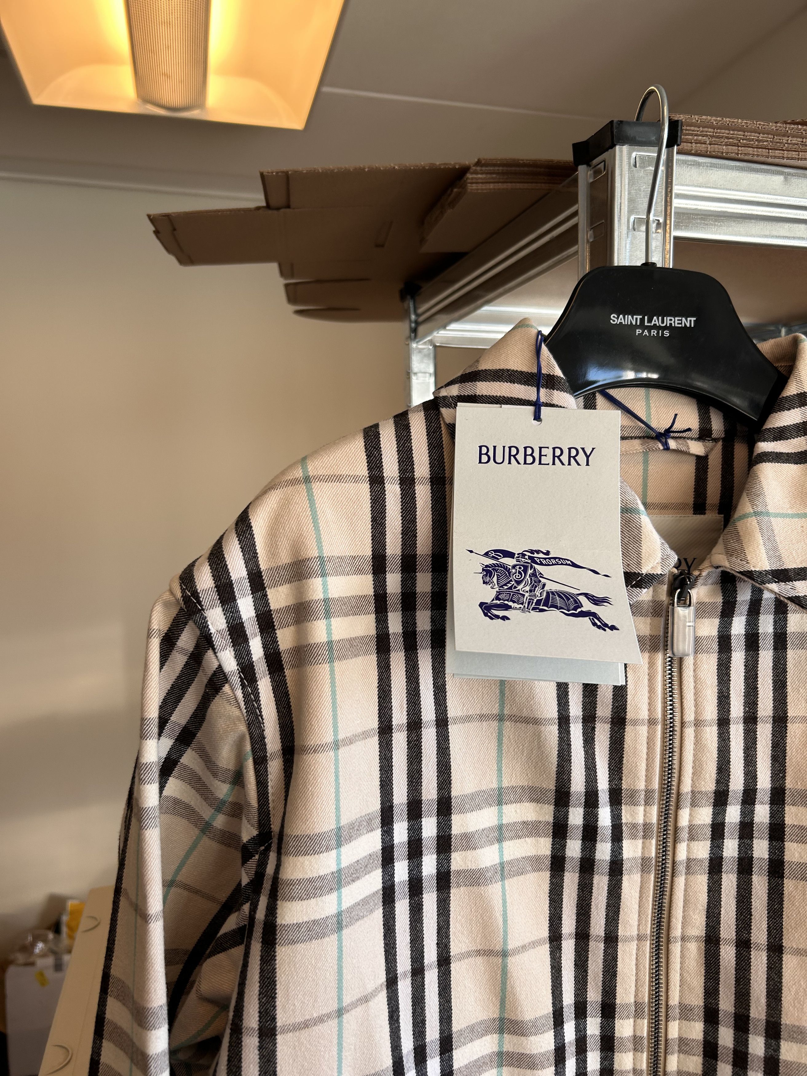 Burberry Burberry Check Jacket Size US L / EU 52-54 / 3 - 2 Thumbnail