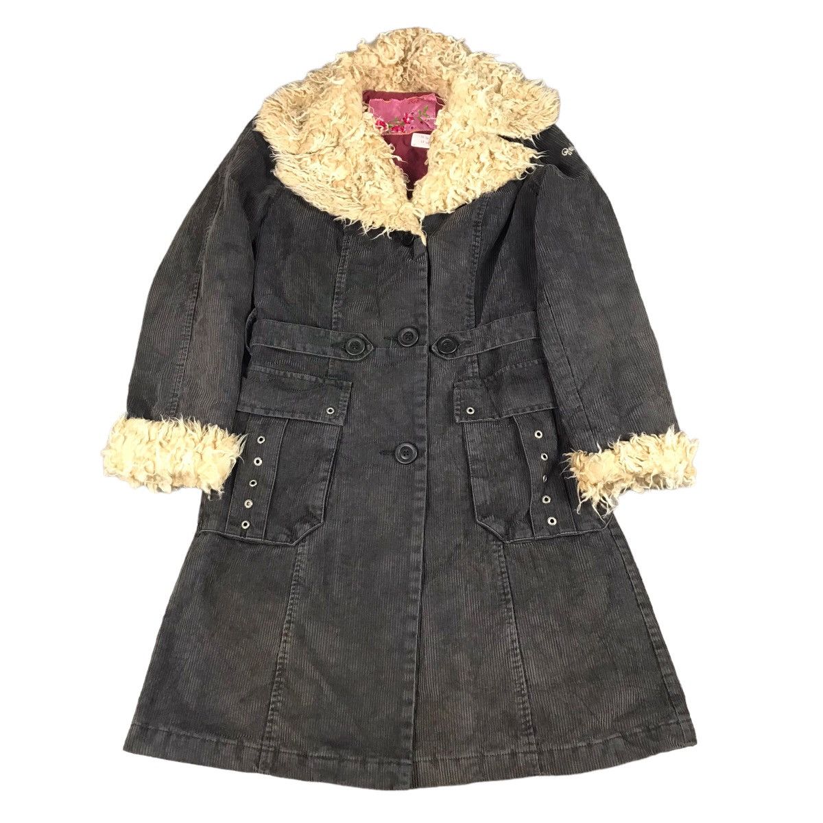 Japanese Brand × Replay REPLAY WOMAN BUTTON LONG COAT WINTER JACKET Size S / US 4 / IT 40 - 1 Thumbnail