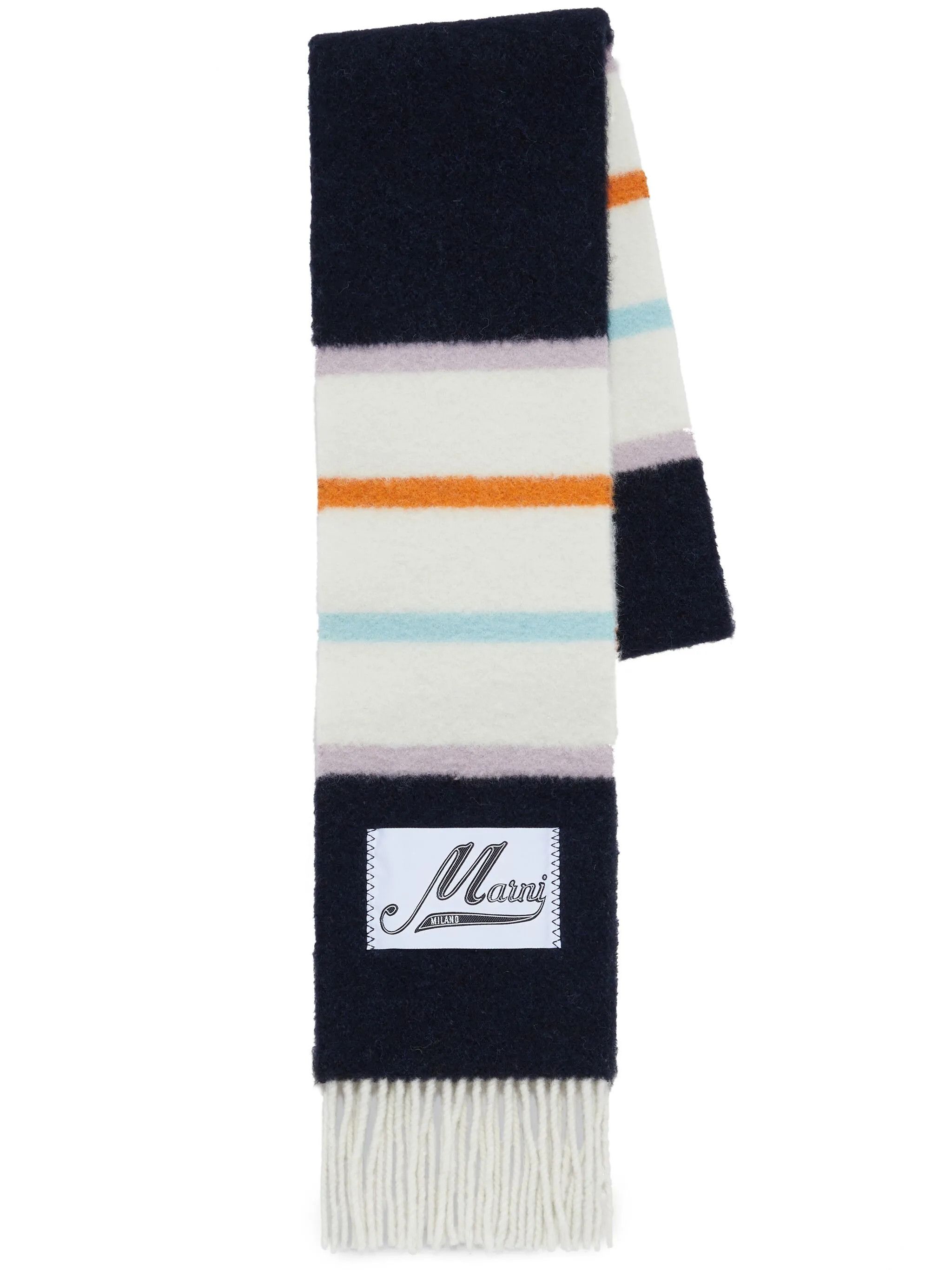 Marni o1f1d3z0725 Size: OS / Striped Scarf in Multicolor Size ONE SIZE - 1 Thumbnail