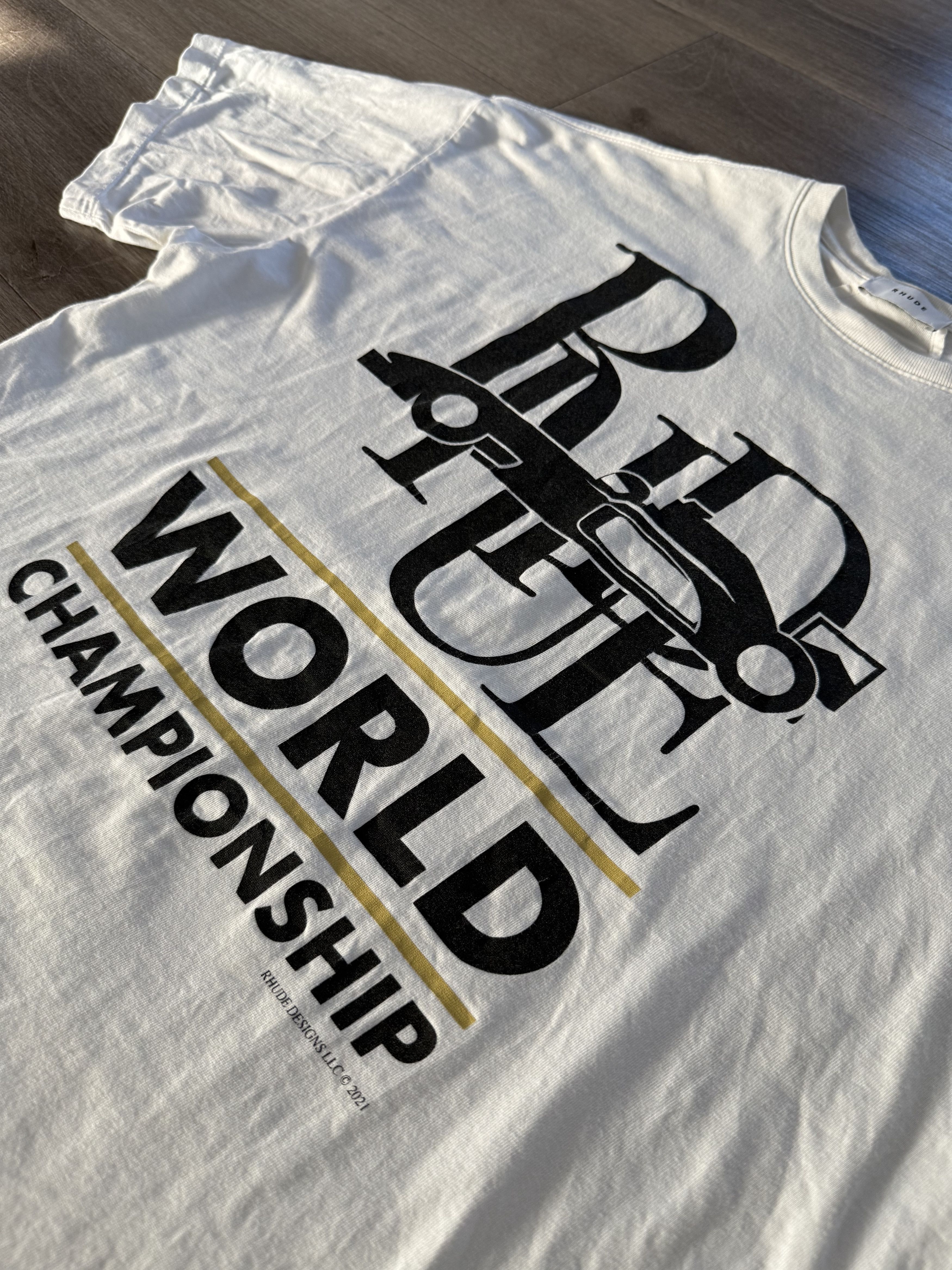 Rhude Rhude "World Championship" Tee Size US L / EU 52-54 / 3 - 4 Thumbnail