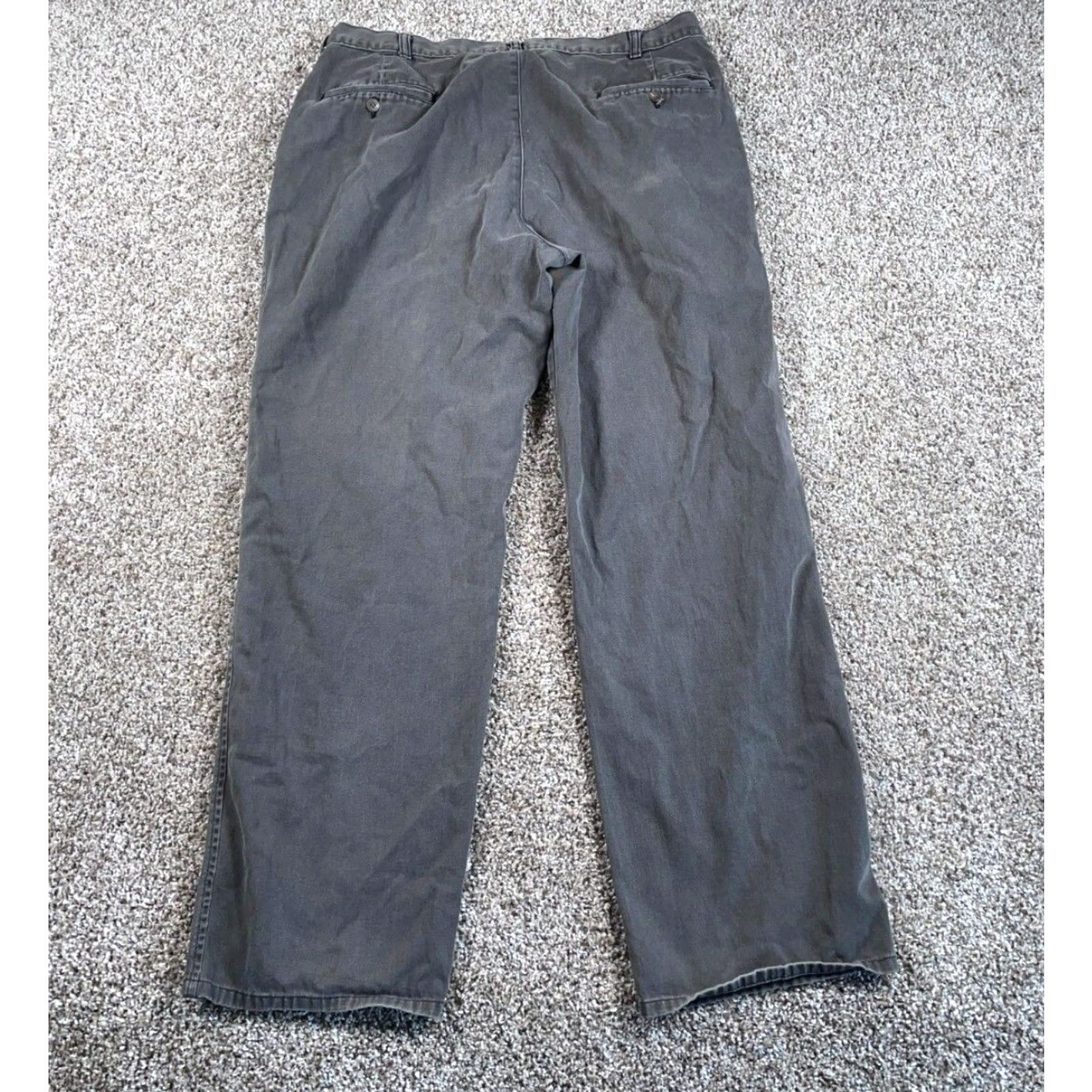 Polo Ralph Lauren VINTAGE Polo Ralph Lauren Men's Pleated Chino Pants Size 36 Gray Cotton Retro 90s Casual Size US M / EU 48-50 / 2 - 2 Thumbnail