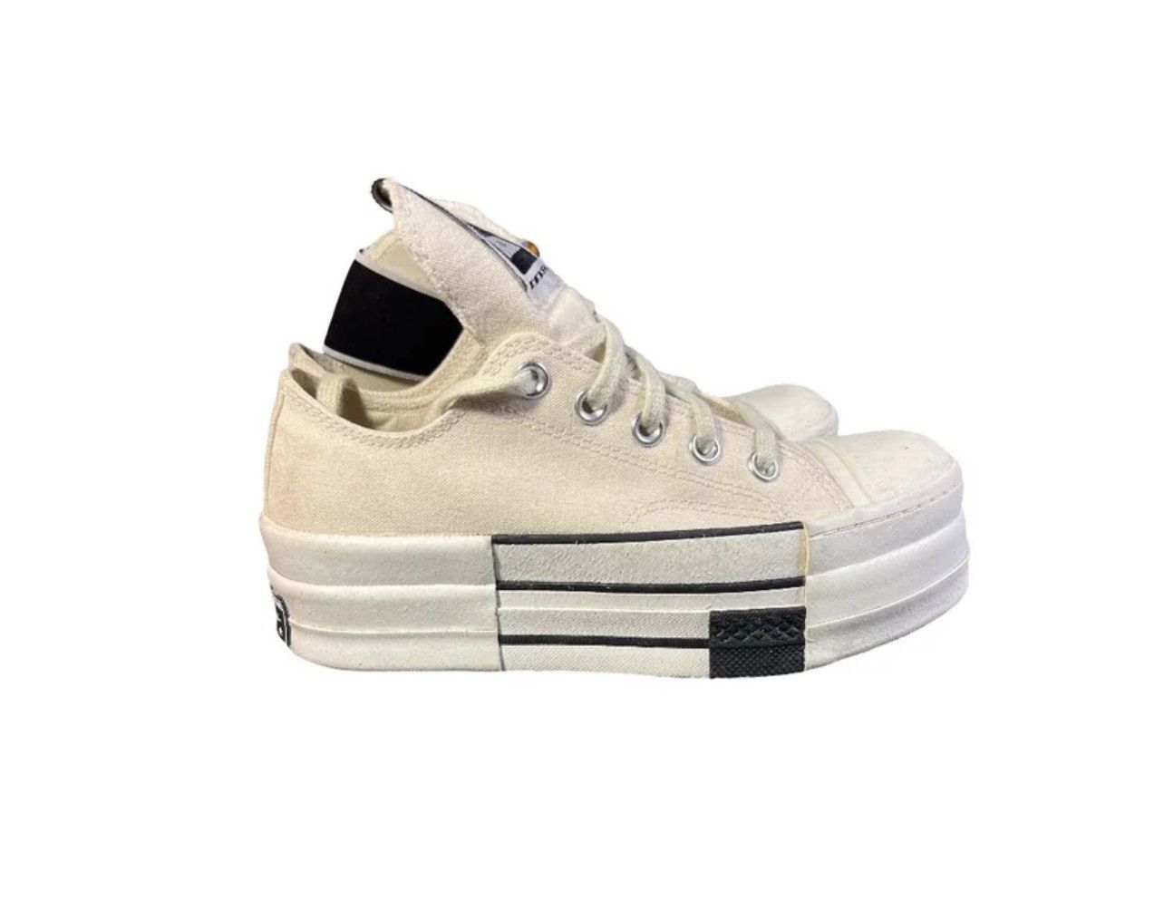 Rick Owens Rick Owens DRKSHDW DBL Drkstar off-white Unisex US 4. Size US 6.5 / IT 36.5 - 1 Thumbnail