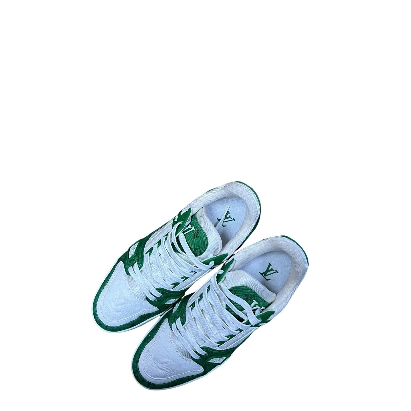 Louis Vuitton Louis Vuitton Green Monogram Trainer Sneakers 7 Size US 8 / EU 41 - 1 Thumbnail