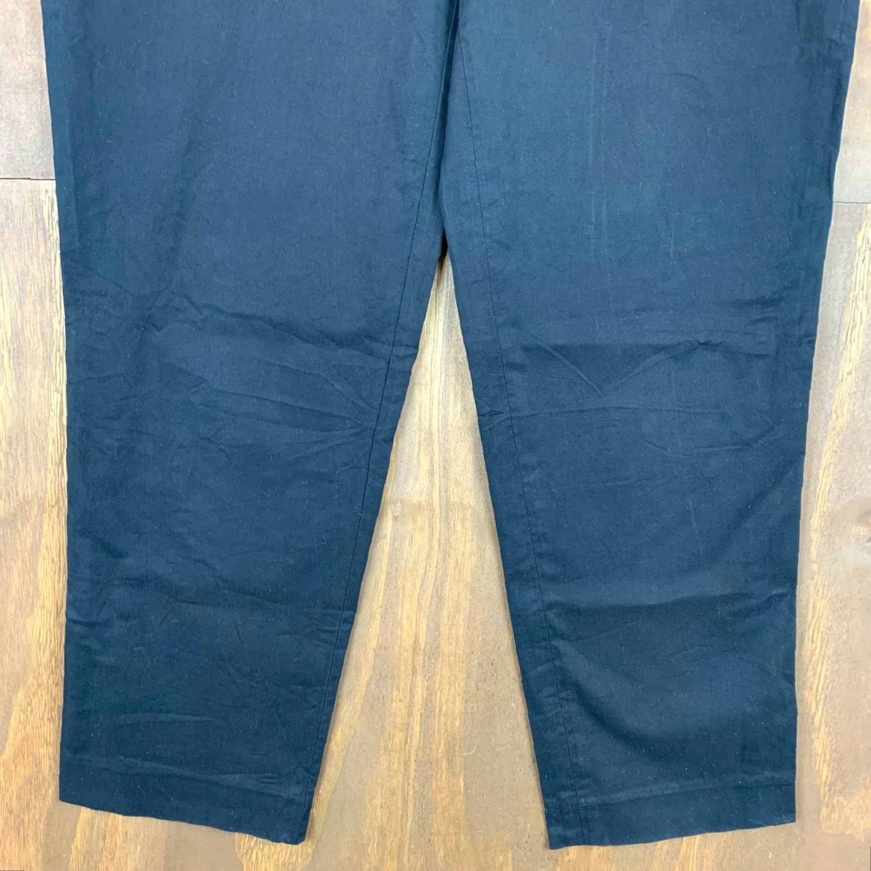 Eddie Bauer Eddie Bauer Womens Pants Black Mid Rise Chino Ankle Casual Stretch 10 Size 32" / US 10 / IT 46 - 3 Thumbnail