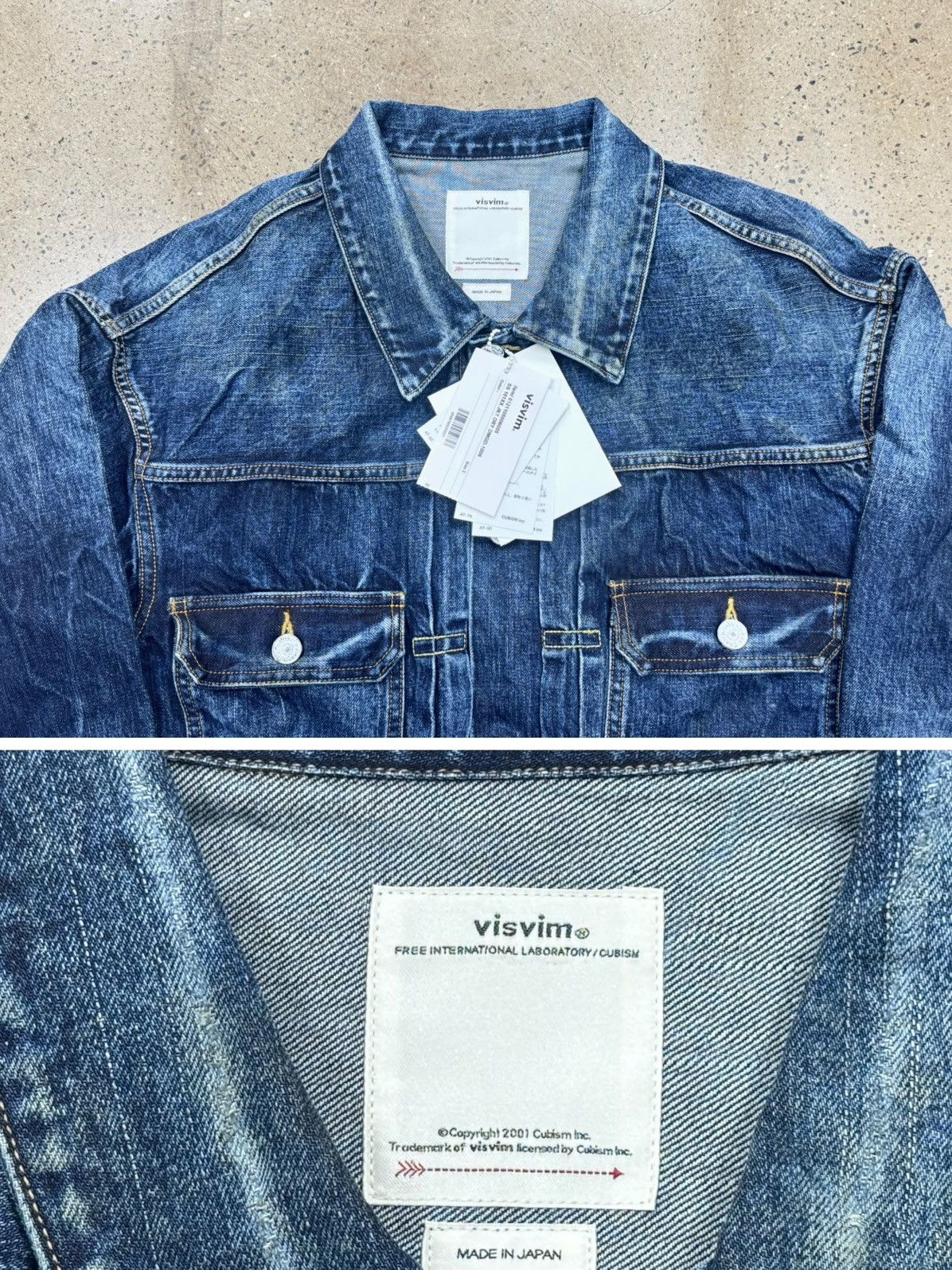 Visvim Visvim 21SS 101XX Jkt Dry DMGD-1006 d1006 Size US M / EU 48-50 / 2 - 4 Thumbnail