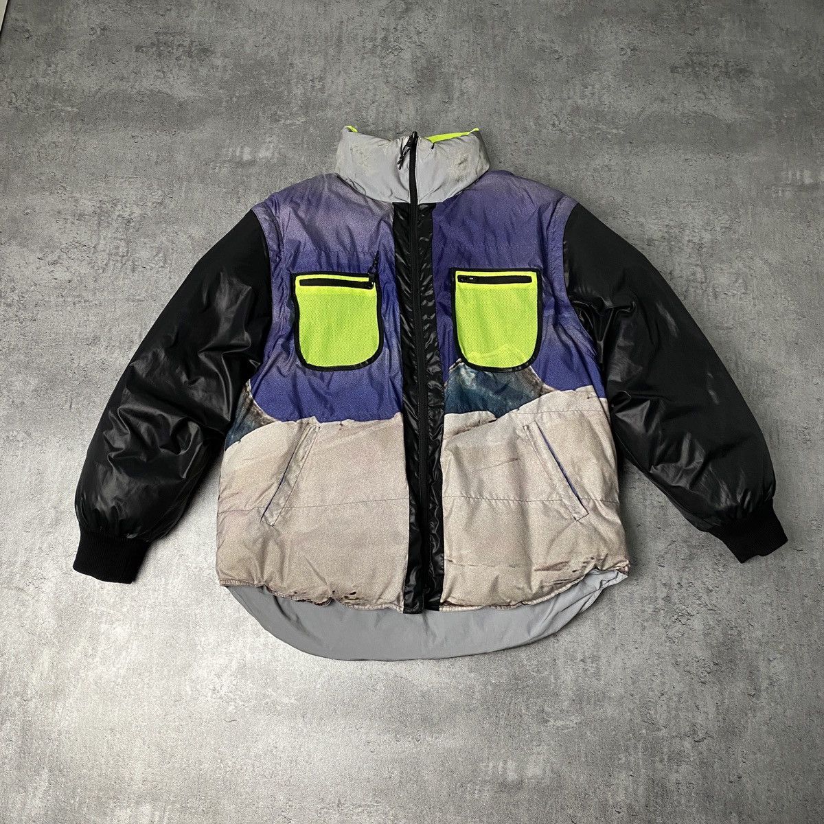 Rap Tees Grimey Puffy Vostok Reflective Grey Jacket L Size US L / EU 52-54 / 3 - 1 Thumbnail