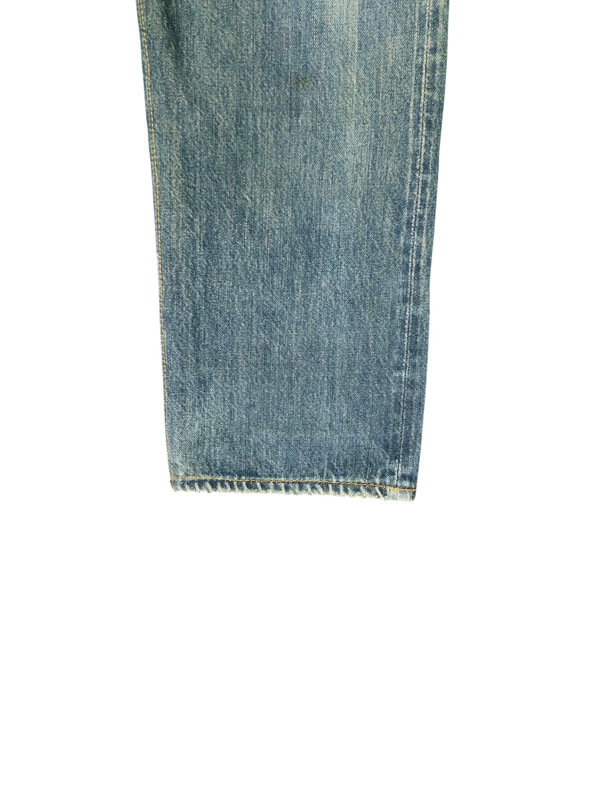 Studio D'Artisan 1990s Studio D' Artisan Selvedge Patchwork Distress Jeans Size US 32 / EU 48 - 5 Thumbnail
