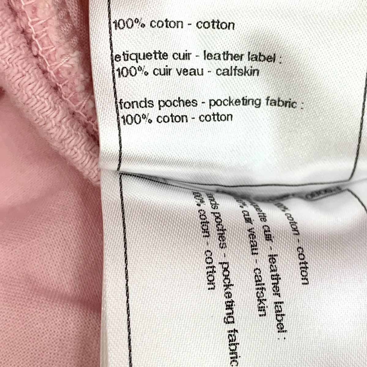 Chanel Chanel Pink Vintage Logo Cotton Casual Denim Shorts K26WX Size 27" / US 4 / IT 40 - 9 Thumbnail