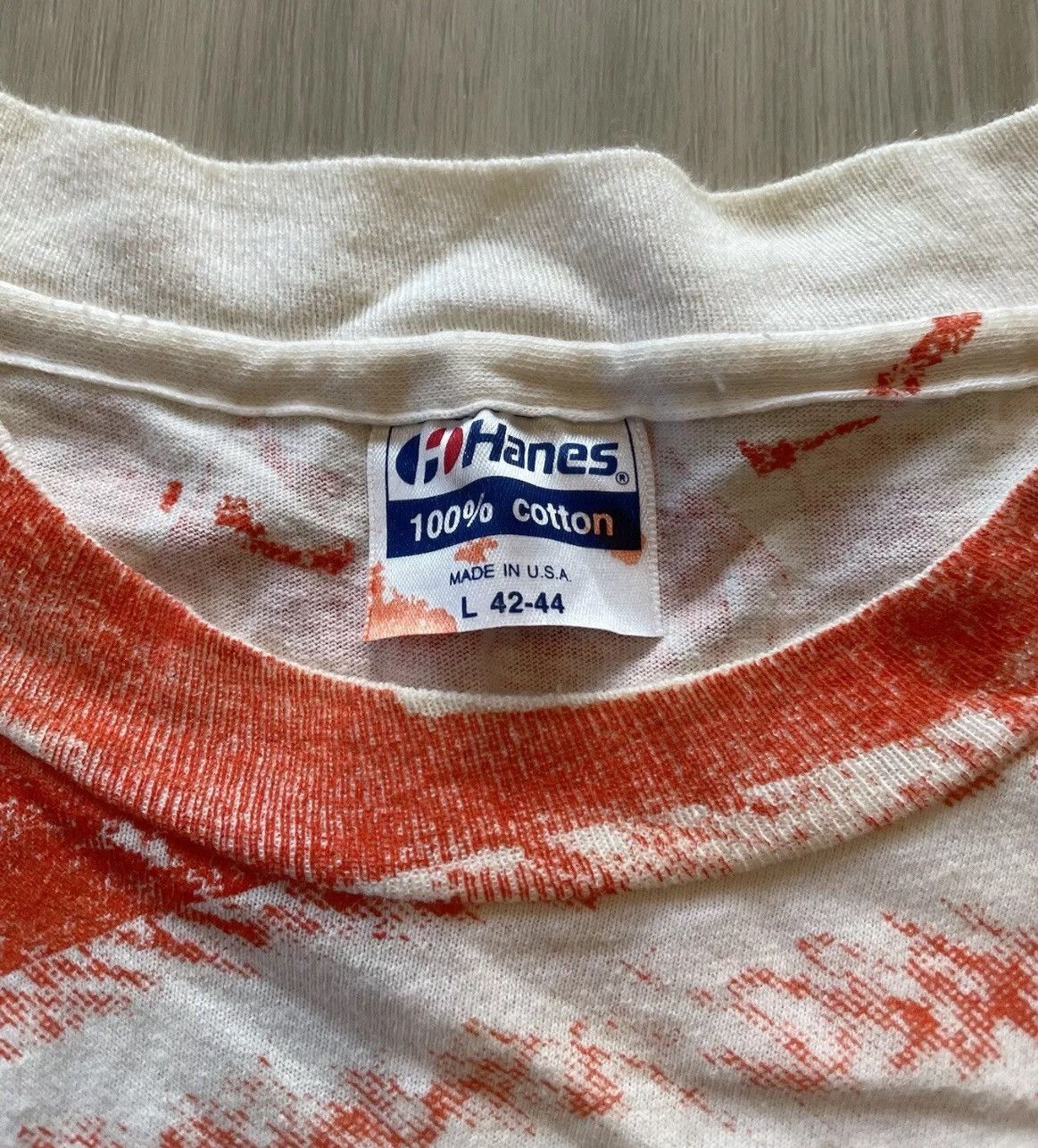 Hypebeast × Vintage Vintage Texas Longhorns Spellout AOP Mens Large Fits Medium Size US M / EU 48-50 / 2 - 4 Thumbnail