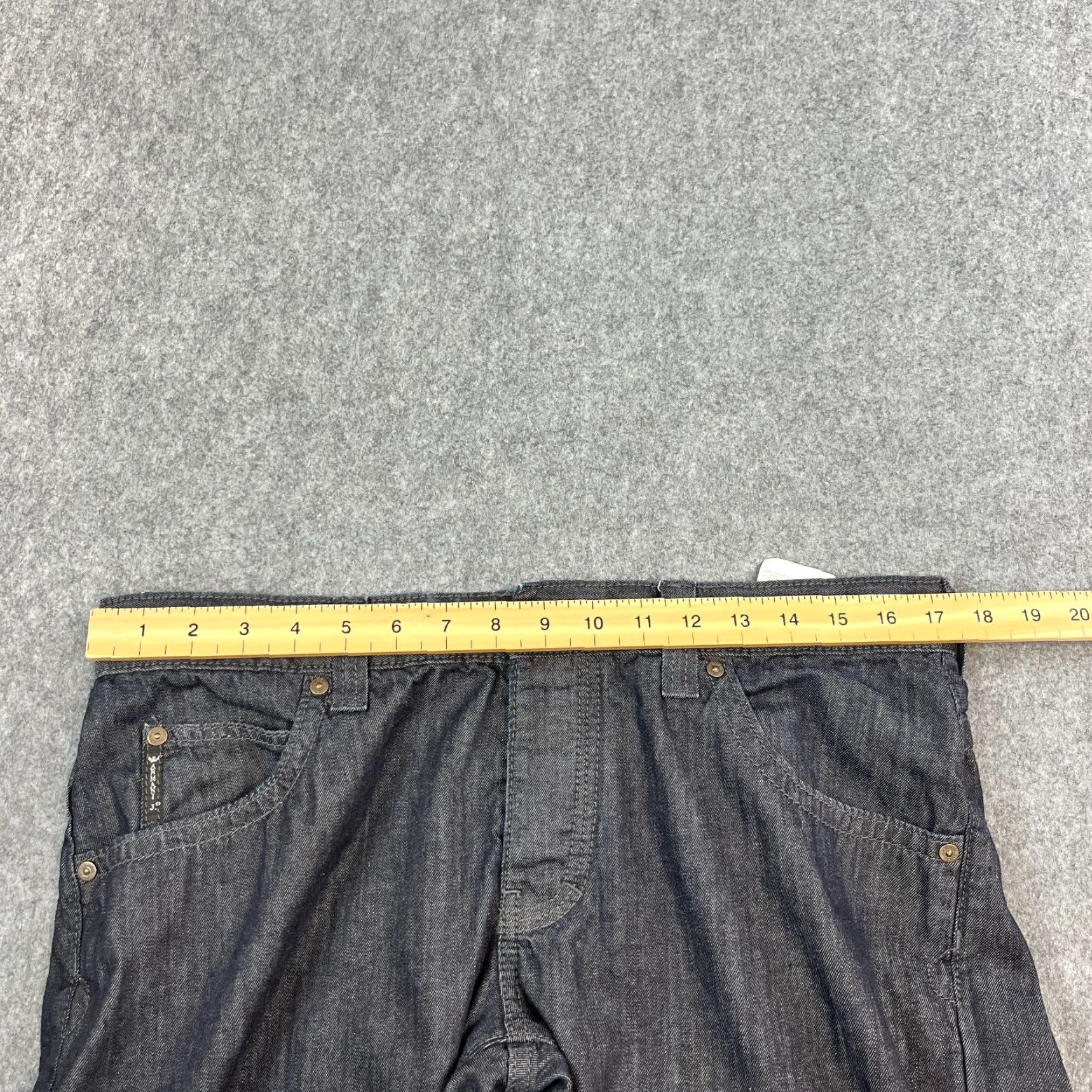 Vintage Armani Jeans Jeans Regular Straight 34 Dark Wash Blue Indigo 100% Cotton GA Mens 34 Blue Size US 34 / EU 50 - 6 Thumbnail