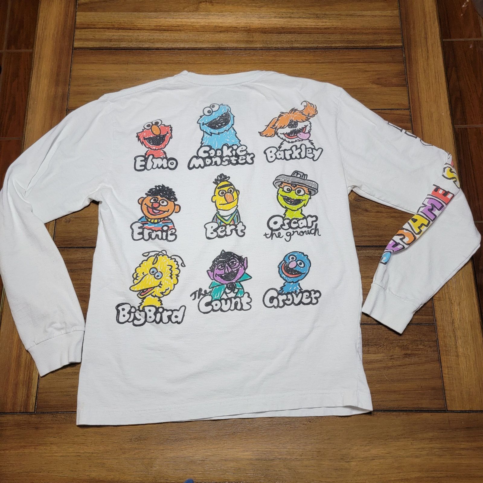 Other Sesame Street LS Unisex Tee Drawn & Color Characters - Med Size M / US 6-8 / IT 42-44 - 1 Thumbnail