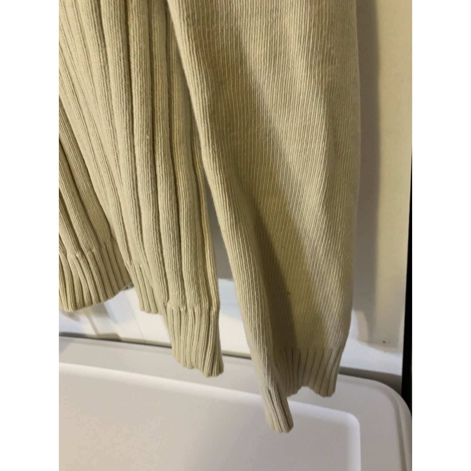 American Rag AMERICAN RAG Cue Men's Sz XL 1/4 Zip Sweater Cream Brown 100 Size US XL / EU 56 / 4 - 4 Thumbnail