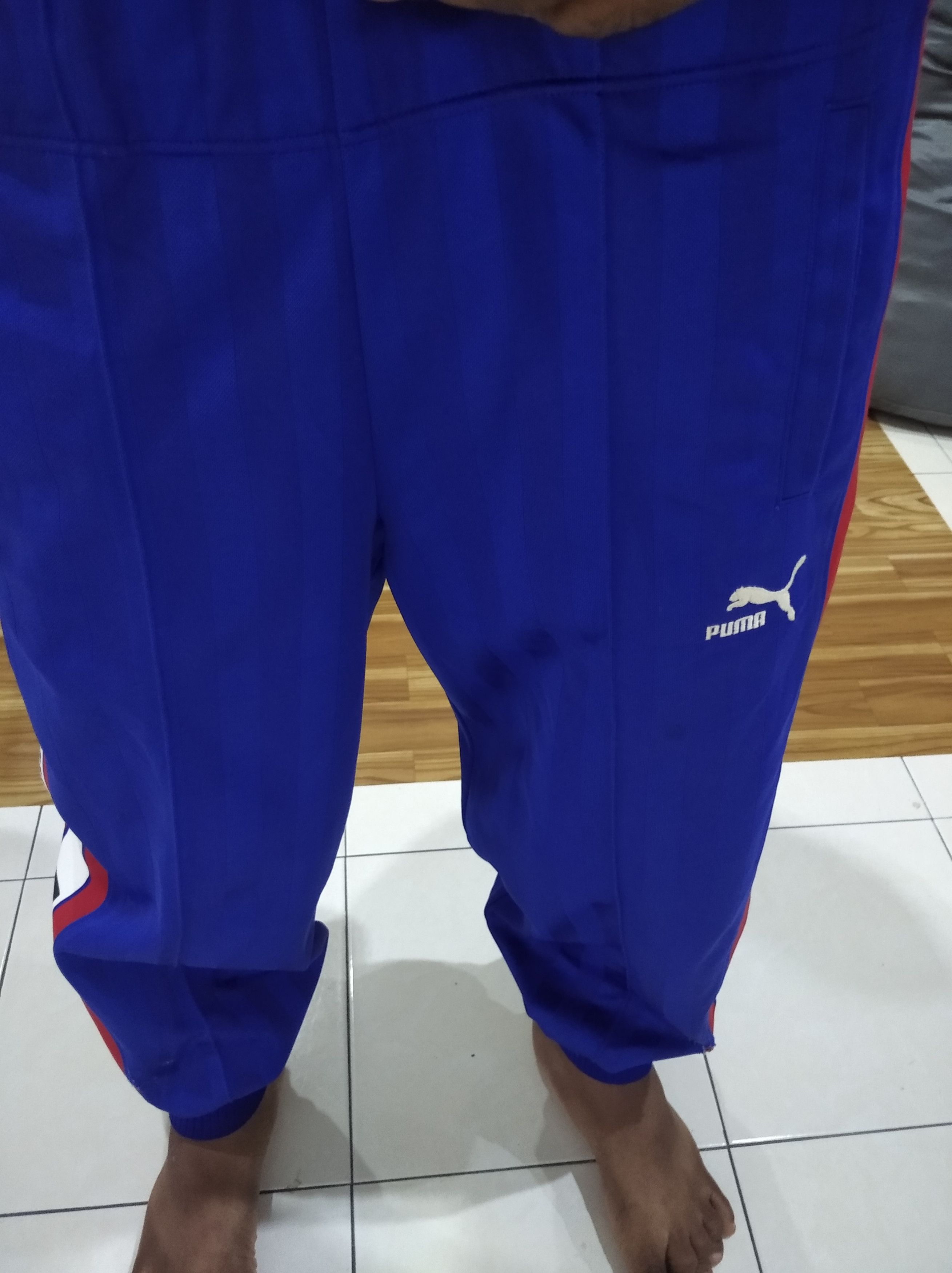 Puma × Vintage Vintage 90's Puma Sidetape logo track pant Size US 34 / EU 50 - 7 Thumbnail
