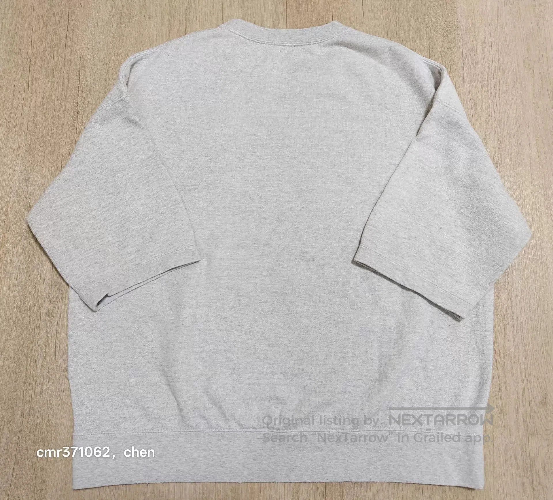 Visvim Gray Short Sleeve Crewneck Sweatshirt. Size US L / EU 52-54 / 3 - 8 Thumbnail