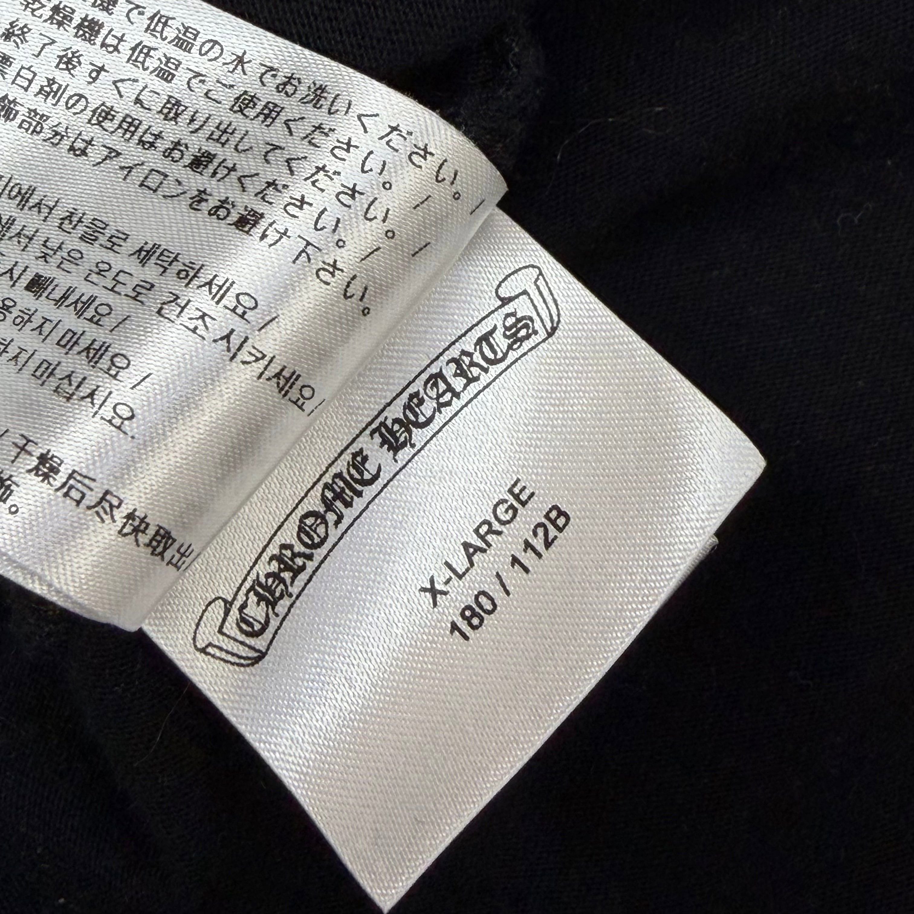 Chrome Hearts Chrome Hearts White Neck Logo L/S Tee Black XL Size US XL / EU 56 / 4 - 4 Thumbnail