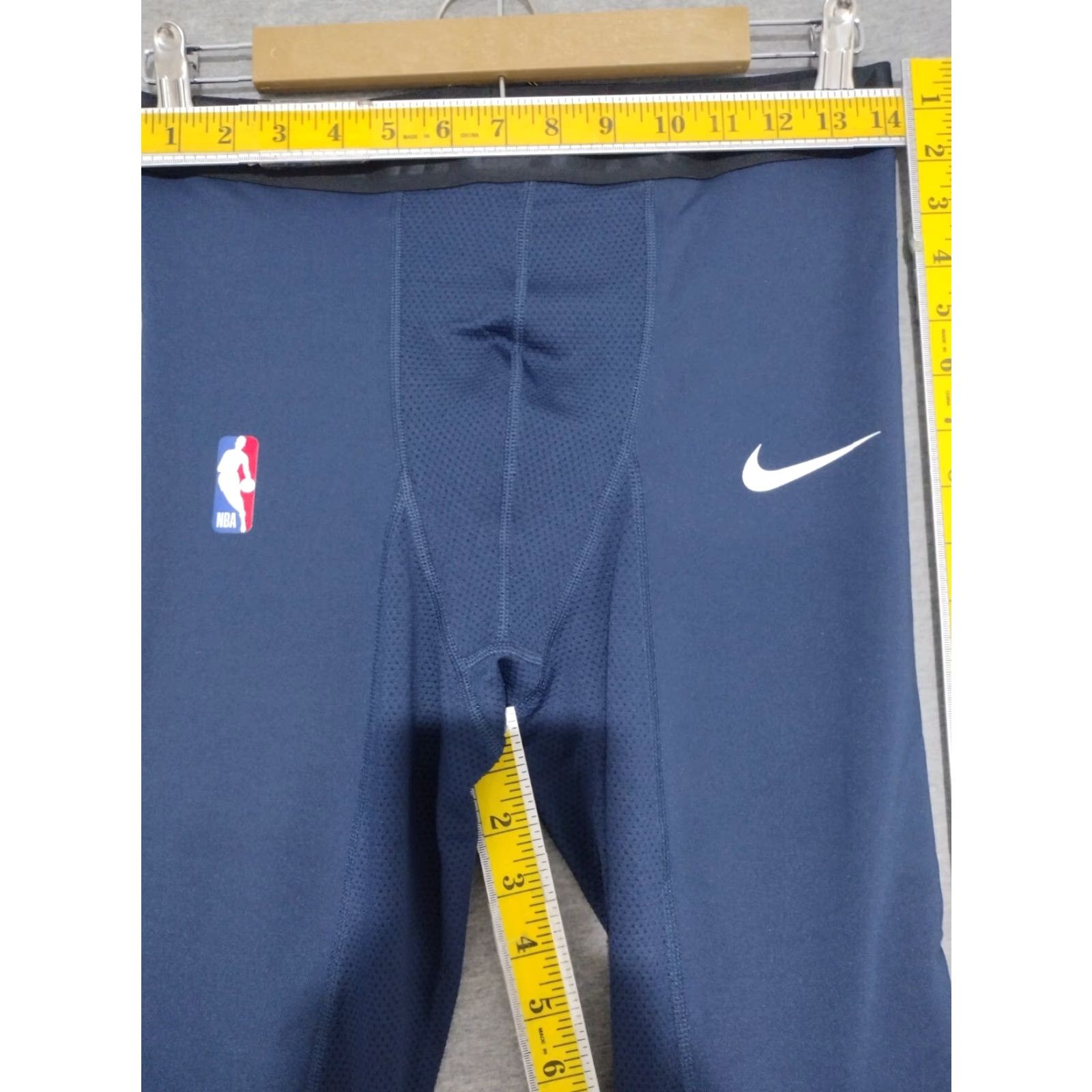 Nike Nike NBA Pro Hyperstrong Mens Padded Pants Tights Navy Blue 28-32 L AA0753-419 Size US 33 - 3 Thumbnail