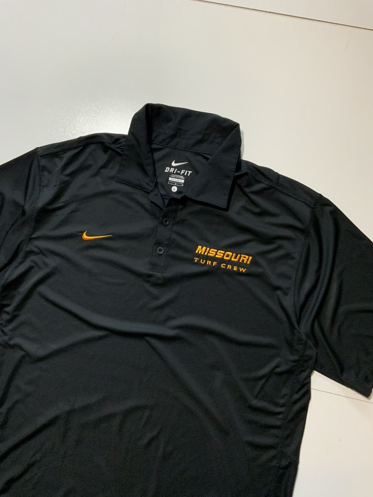 Nike Nike Missouri University Tigers Mizzou Turf Crew Polo Shirt Size US L / EU 52-54 / 3 - 4 Thumbnail