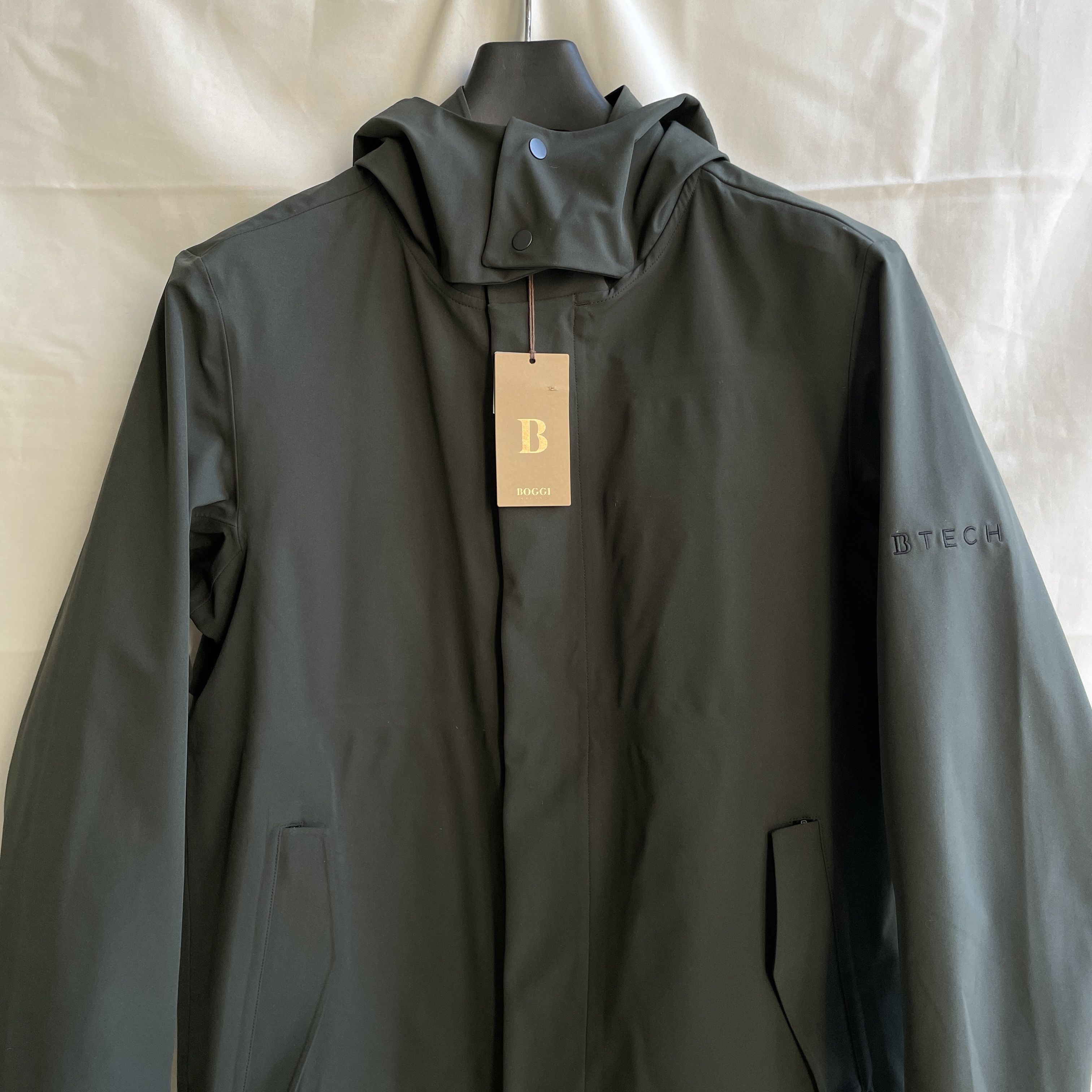Boggi BNWT Boggi Milano B Tech Technical Rain Coat Size L Size US L / EU 52-54 / 3 - 4 Thumbnail
