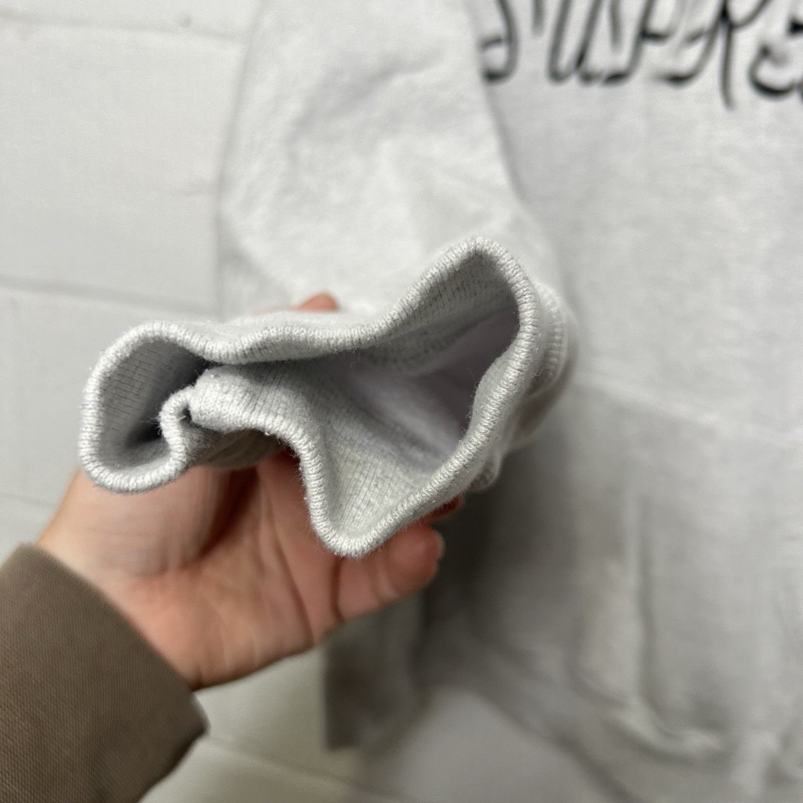Supreme Supreme Script Hooded Pullover “Ash Grey” SS23 Size US M / EU 48-50 / 2 - 6 Thumbnail