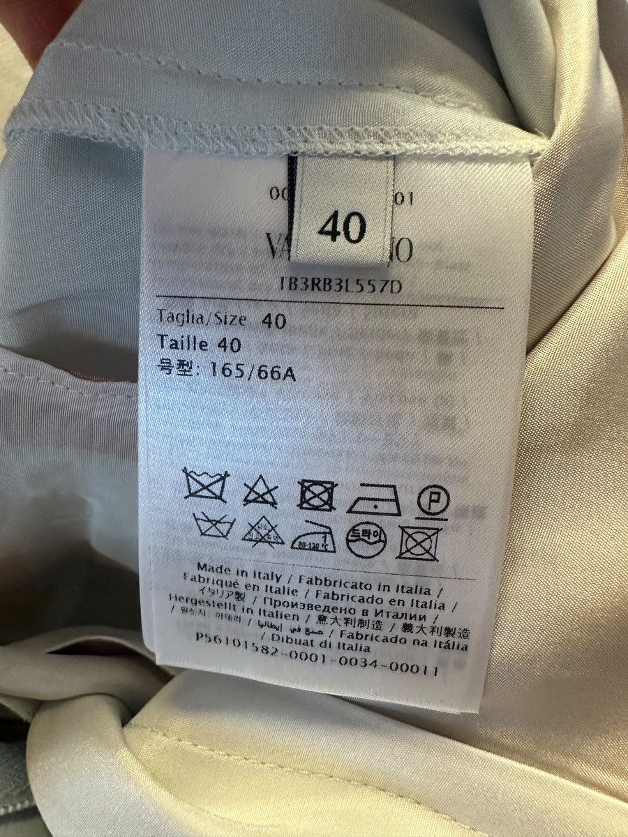 Valentino Valentino Macro Ortensia Printed Silk Flared Pants Size 27" / US 4 / IT 40 - 7 Thumbnail