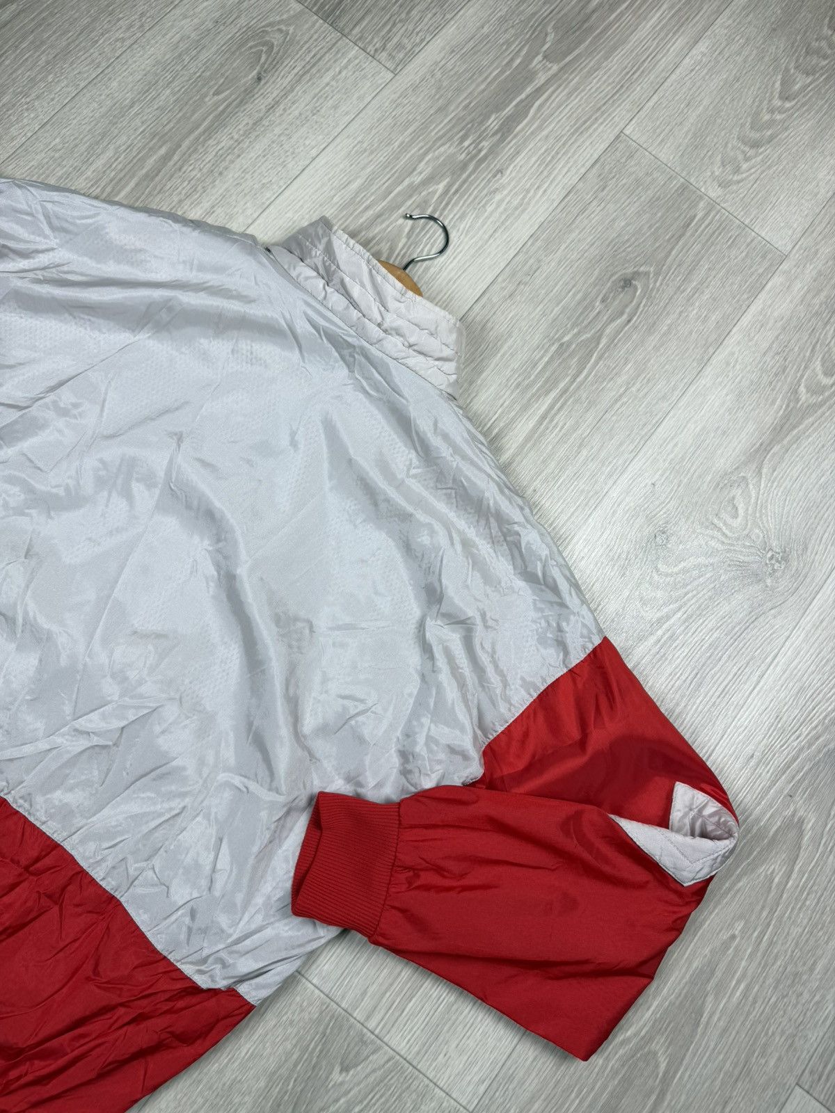 Adidas Vintage Adidas Windbreaker Track Jacket Grey & Red Retro 90s Size US XL / EU 56 / 4 - 10 Thumbnail