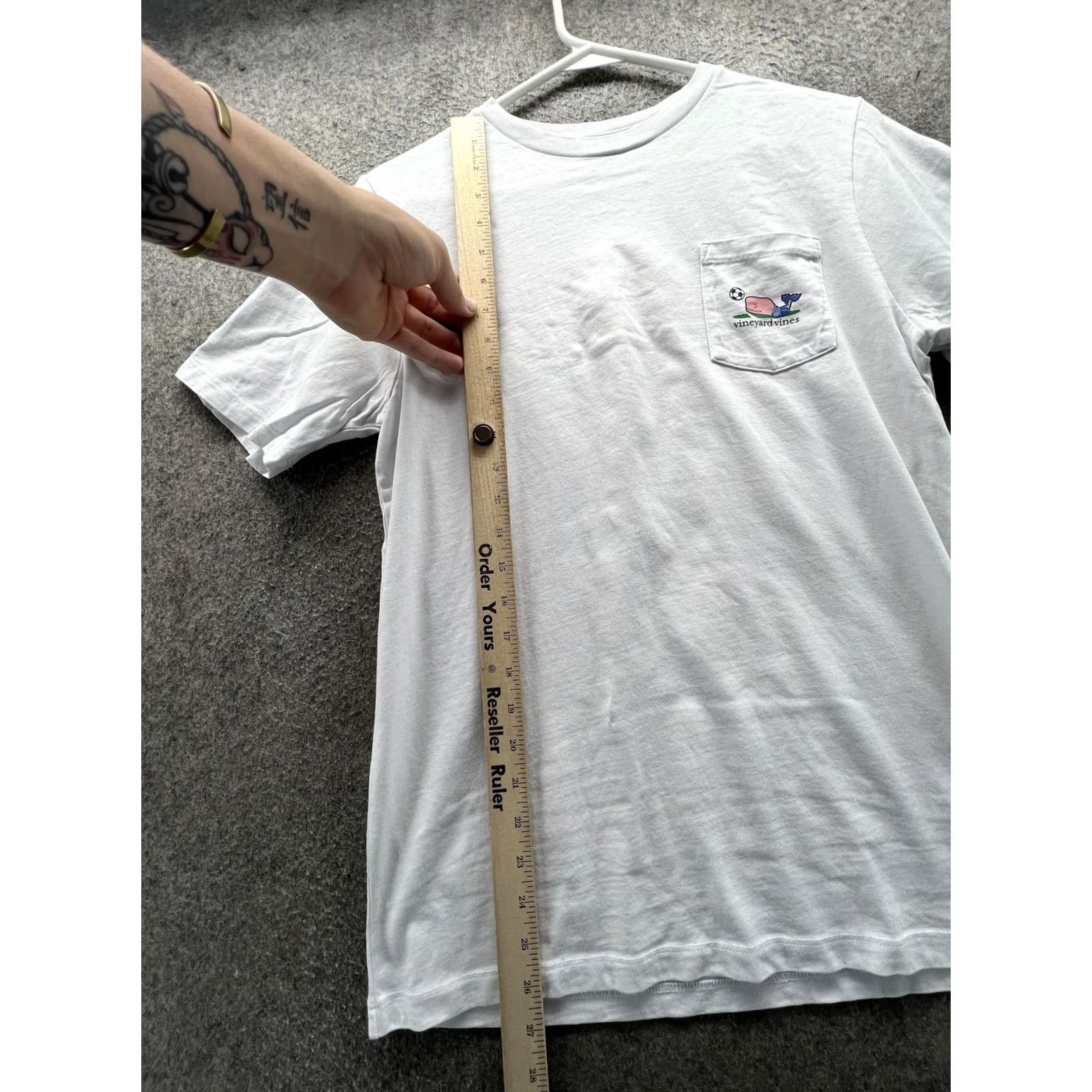 Vineyard Vines Vineyard Vines Shirt Mens XL White Soccer Whale Pocket Tee Tagless Casual Size US XL / EU 56 / 4 - 4 Thumbnail