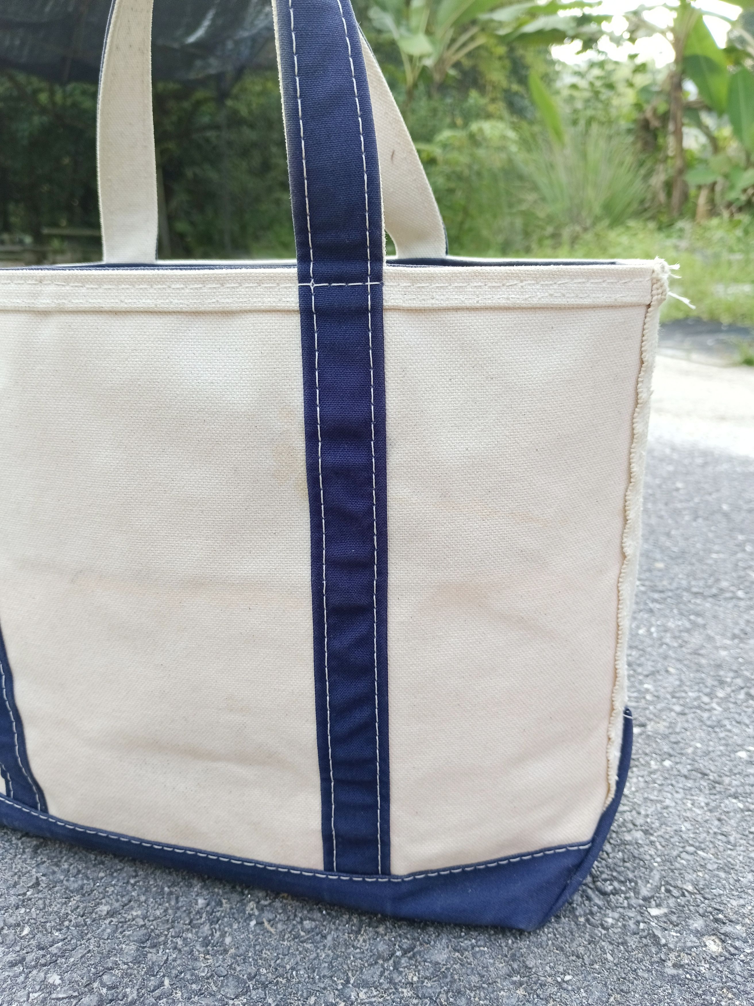 L.L. Bean VINTAGE 70s L.L BEAN TWO TONE HUGE TOTE BAG Size ONE SIZE - 5 Thumbnail