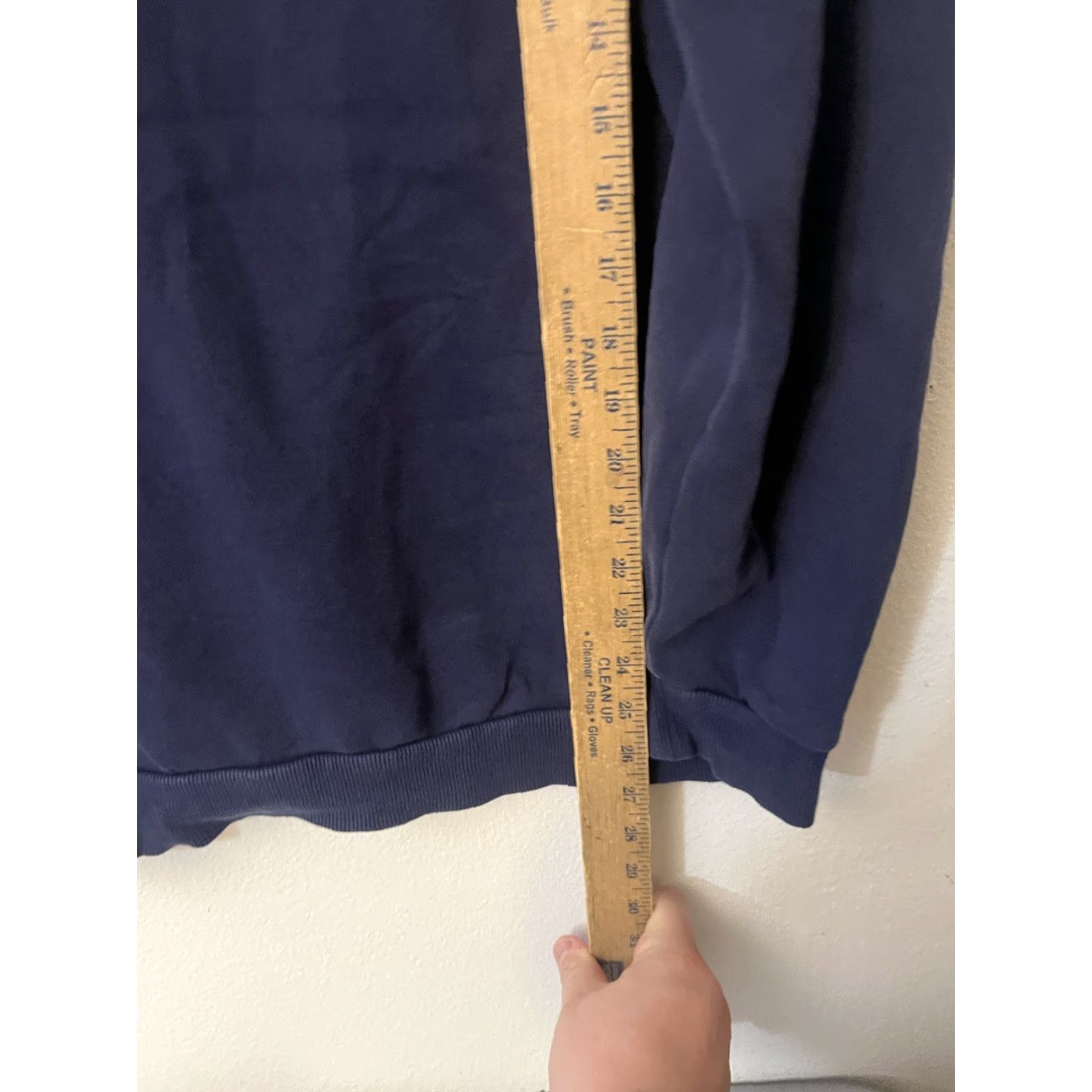 Puma PUMA Pullover Hoodie Sweatshirt Mens M Navy Logo Front Sleeve Logo Front Kangaroo Pocket Hooded Size US M / EU 48-50 / 2 - 5 Thumbnail