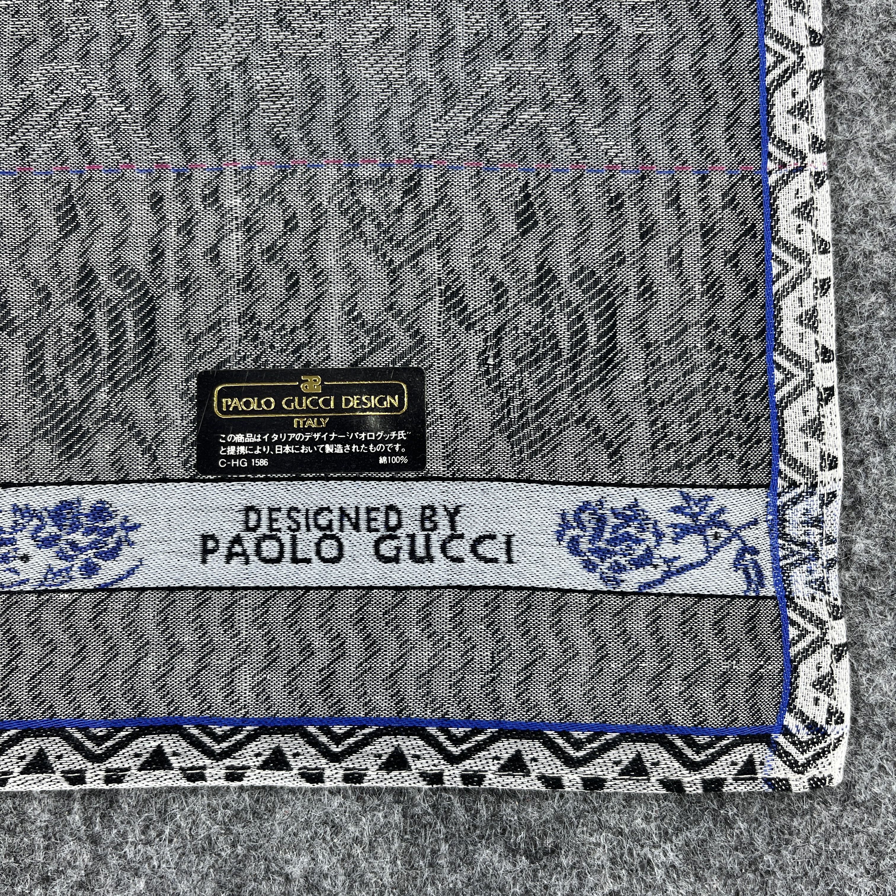 Paolo Gucci Paolo Gucci Handkerchief / Bandana / Neckerchief B594 Size ONE SIZE - 2 Thumbnail