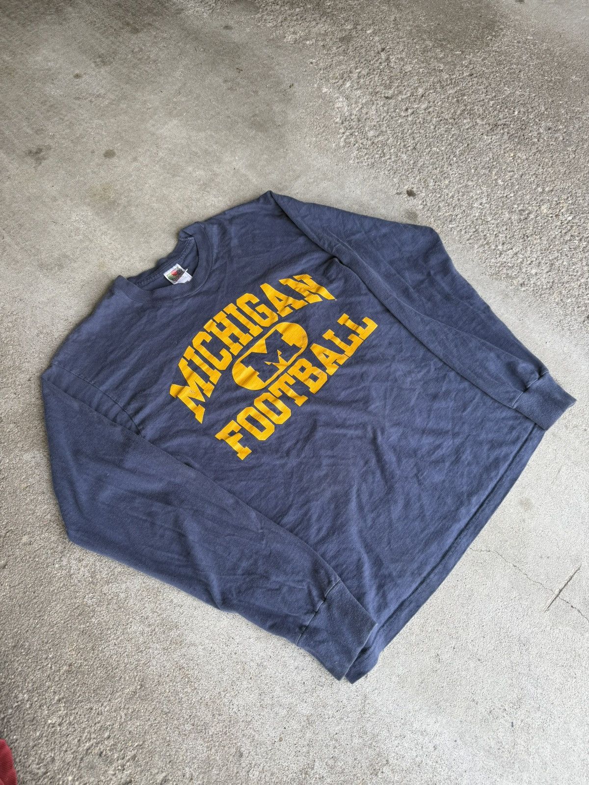 NCAA × Vintage Vintage Michigan Long Sleeve Size US L / EU 52-54 / 3 - 1 Thumbnail