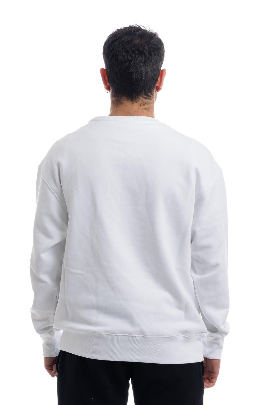 Moschino o1y0225 Logo Crewneck Sweatshirt in White Size US S / EU 44-46 / 1 - 6 Thumbnail