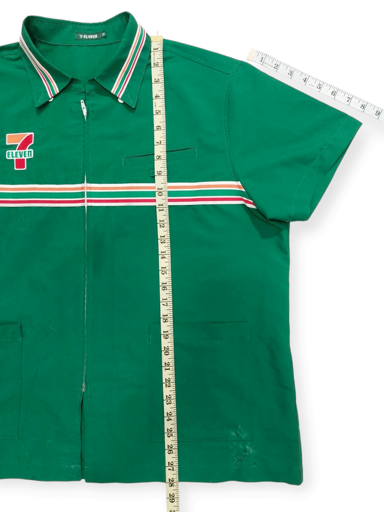 Other 7 Eleven 7-11 Uniform Shirt Zipper Size US L / EU 52-54 / 3 - 15 Thumbnail